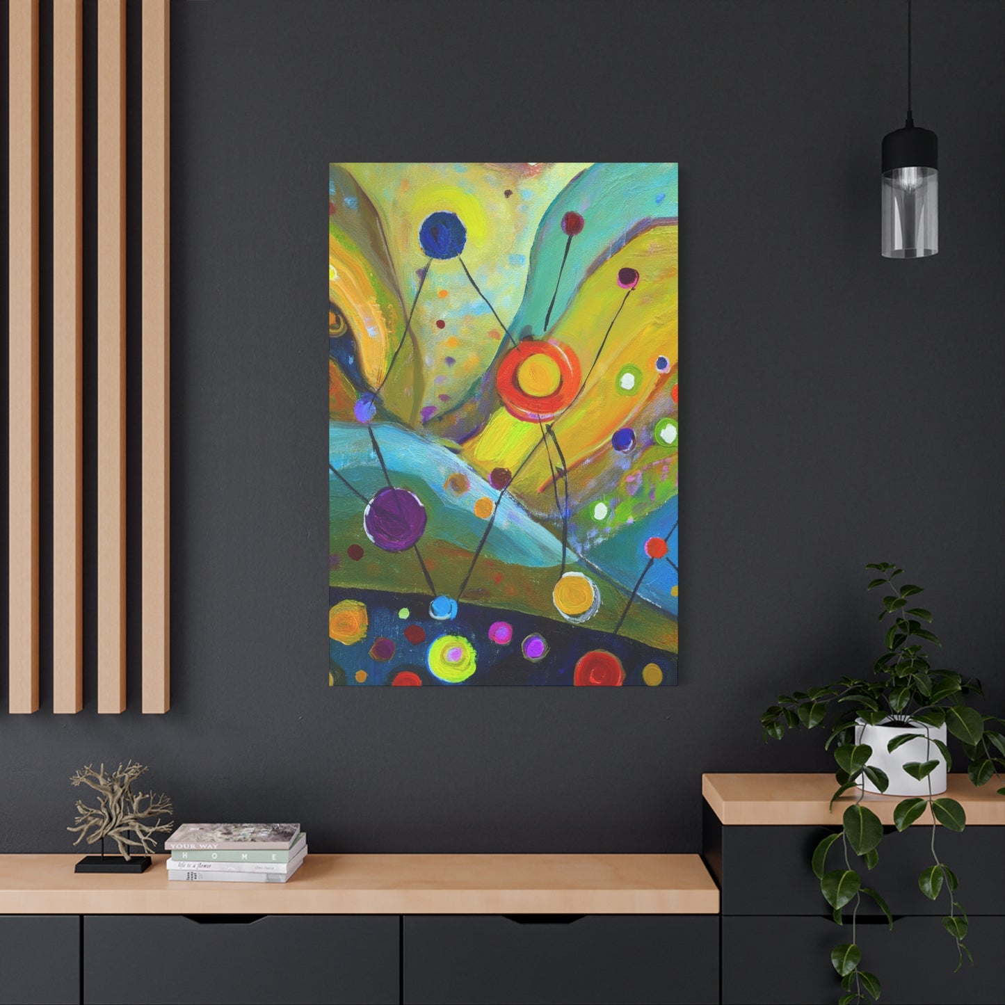 Abstract Oil Painting Print Canvas 20x24,20x30,24x30 24x32,24x36,30x40 32x48,36x48,40x60 Pine-Wood Inner Frame ABS-129