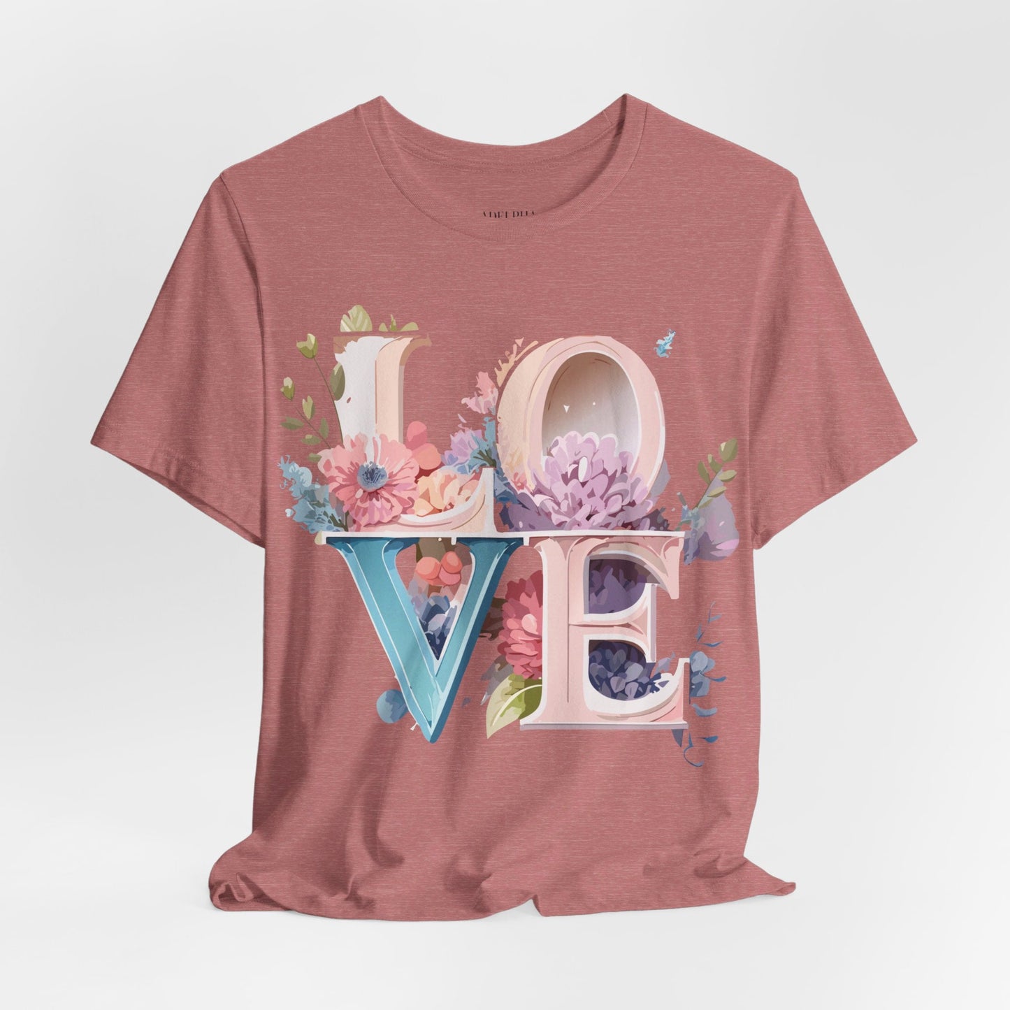 Adelpha Vintage Inspired Graphic T Shirt Unisex Jersey Short Sleeve Valentine Design