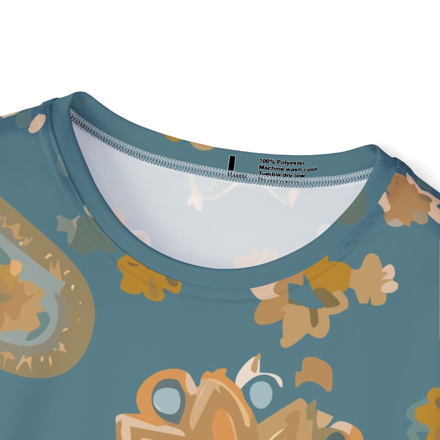 Unisex Floral Print Shirt, Shirt with Floral Print