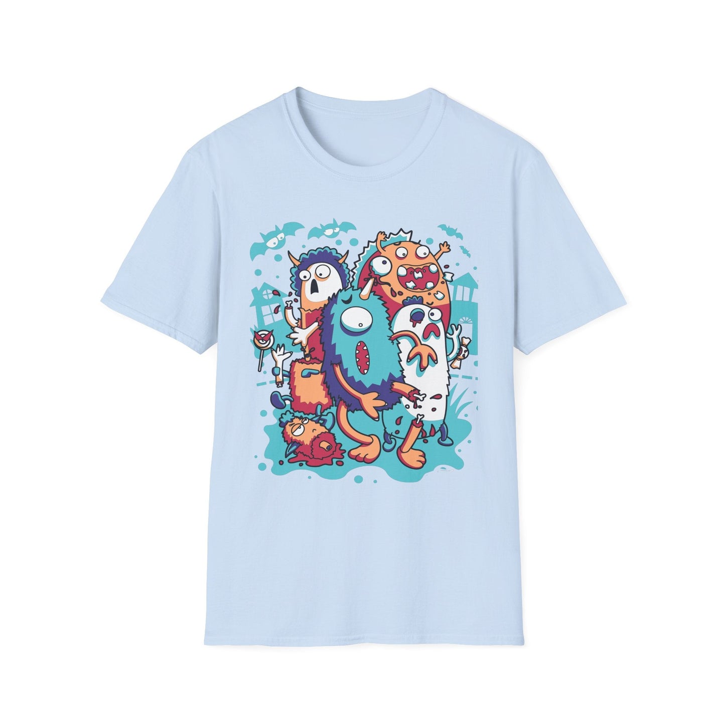 Cartoon T Shirt Animation Tee Funny Graphic Unisex Softstyle 100 Percent Ring Spun Cotton Tee