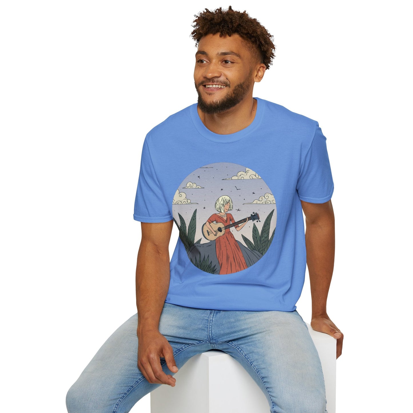 Womens Graphic T Shirts Art Design Tee Unisex Softstyle Gildan 64000 100 Percent Cotton
