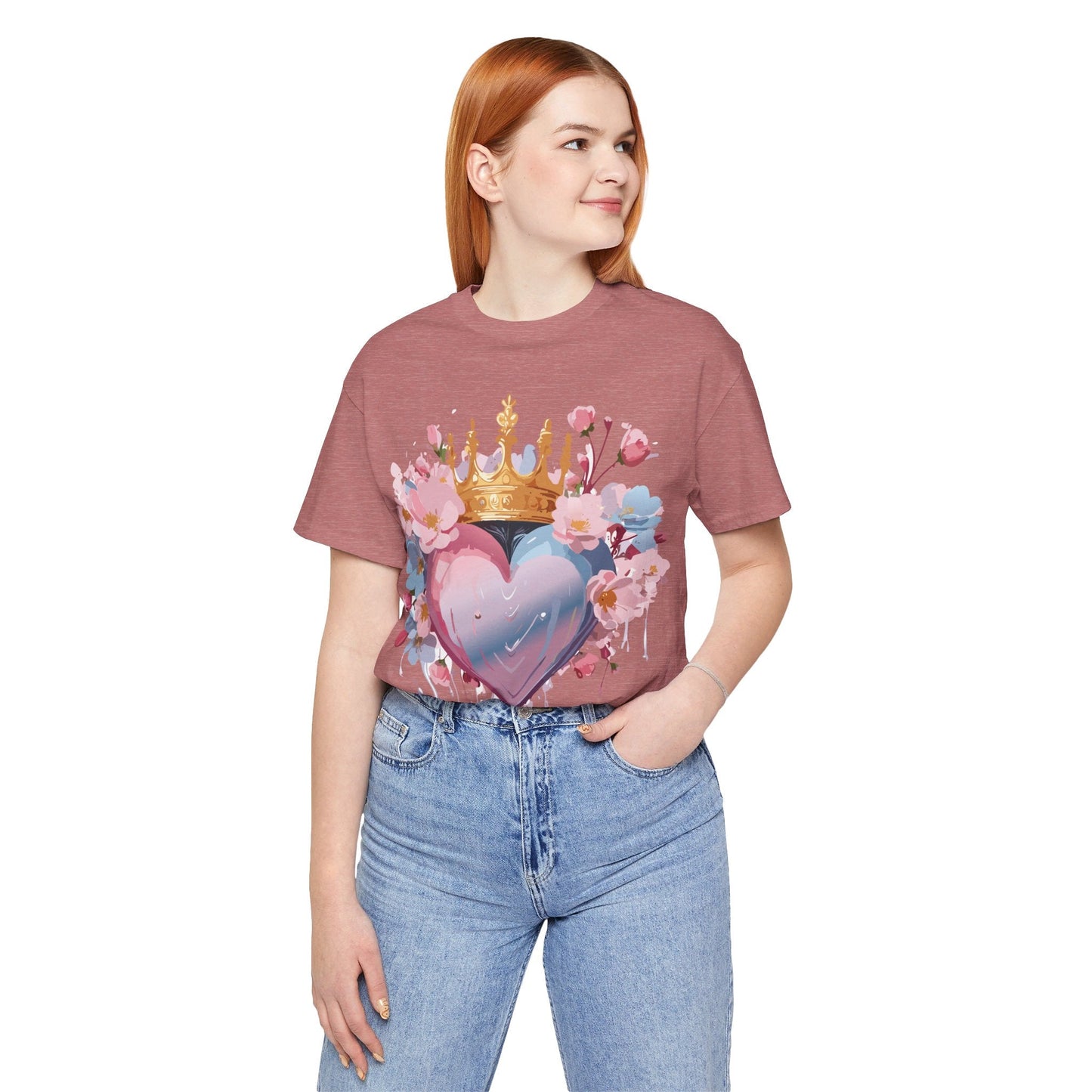 Valentine Graphic Tee Unisex Jersey Short Sleeve Adelpha Vintage Inspired Artwork