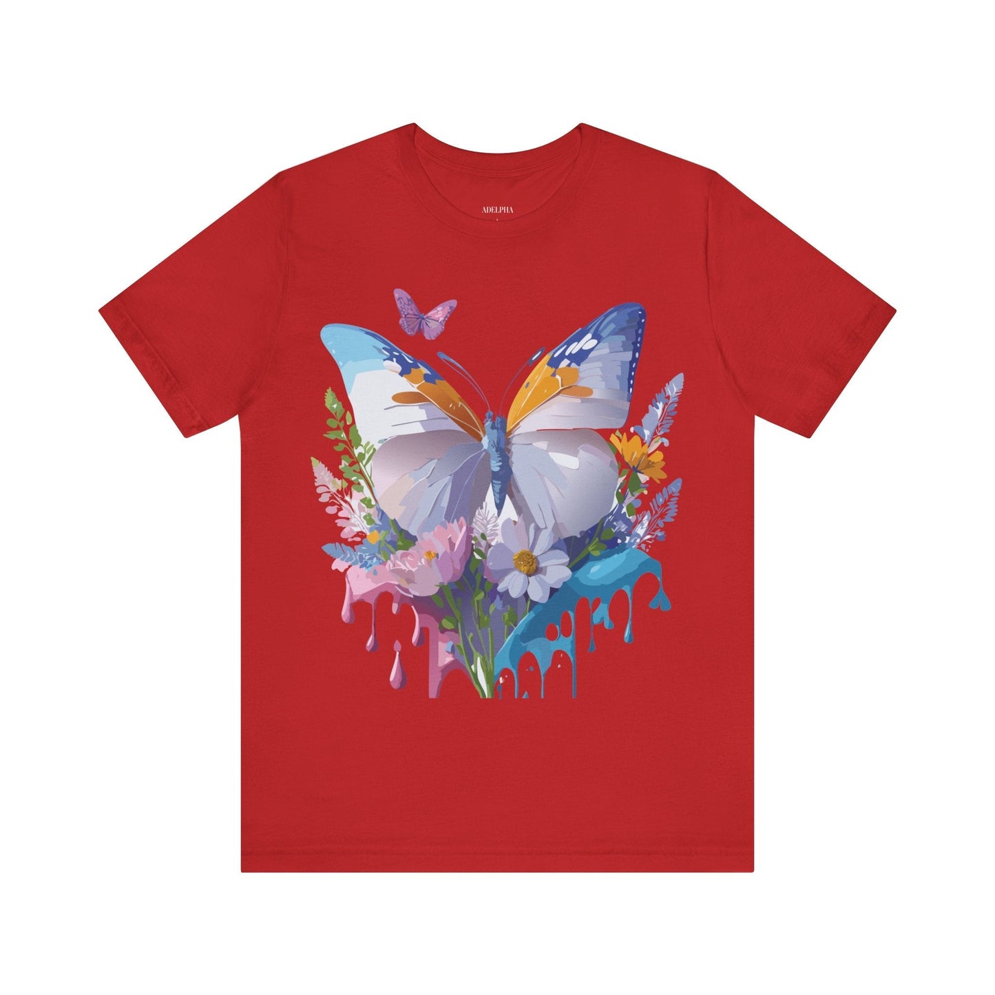 Adelpha Butterfly Graphic Tee Vintage Inspired Unisex Short Sleeve Shirt