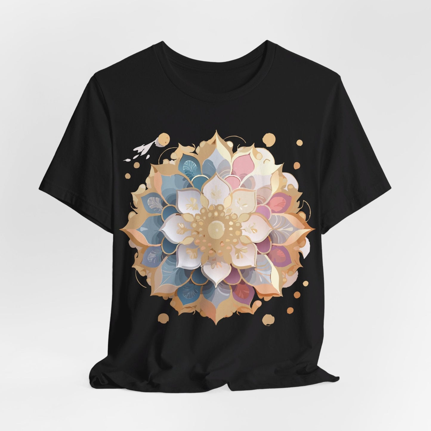 Mandala Graphic Tee Unisex Jersey Short Sleeve From Adelpha Vintage Inspired Artwork