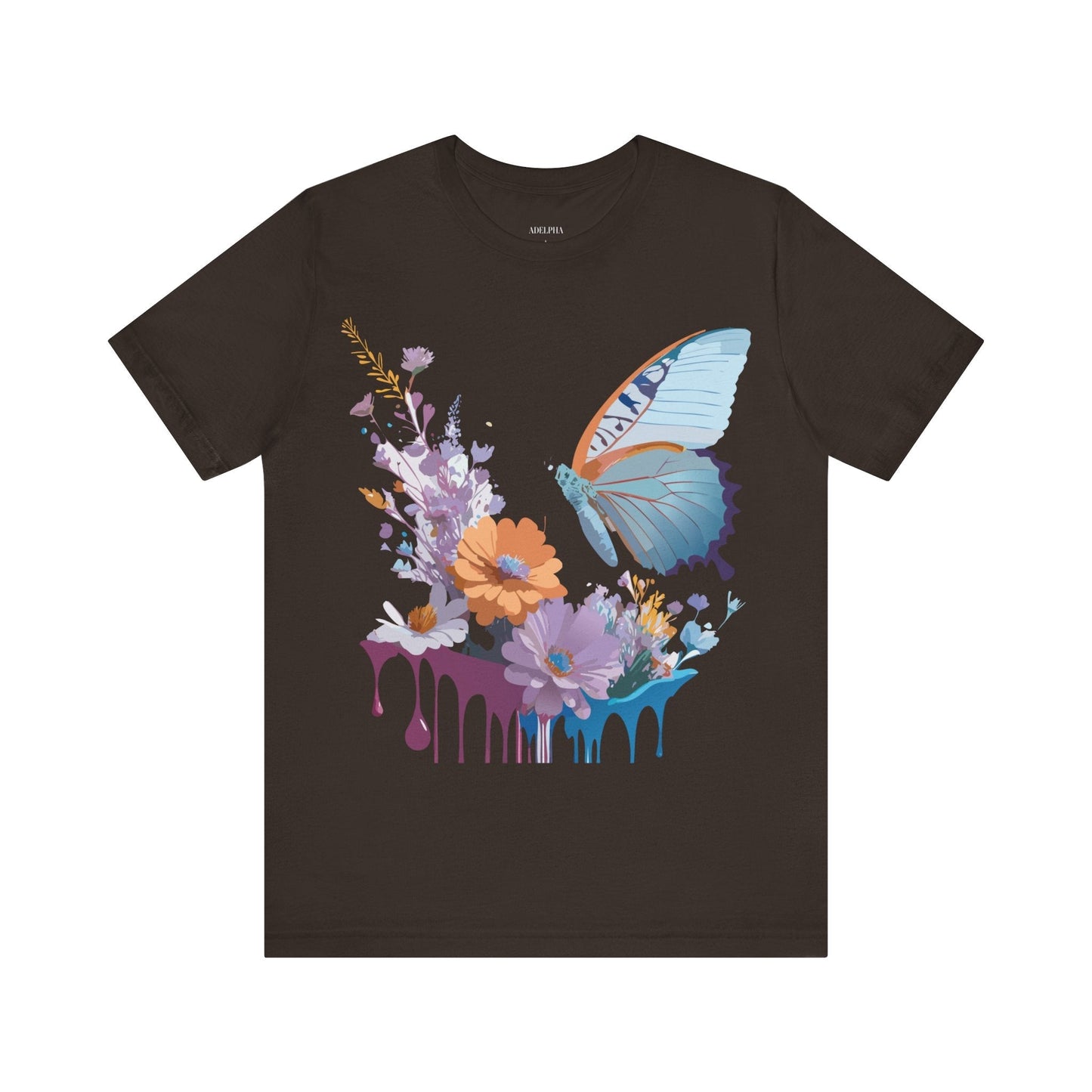 Butterfly Graphic Tee Unisex Jersey Short Sleeve Vintage Inspired Adelpha Art