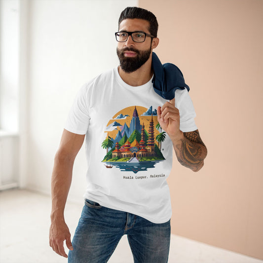 Kuala Lumpur Travel Graphic Unisex 100 Cotton Tee 44
