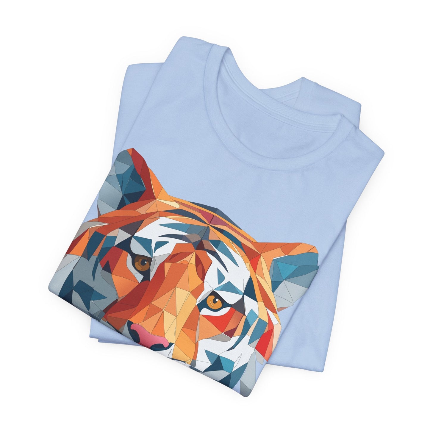 Unisex Animal Shirt With Art Design And Wildlife Theme Short Sleeve Tee For Everyday Wear