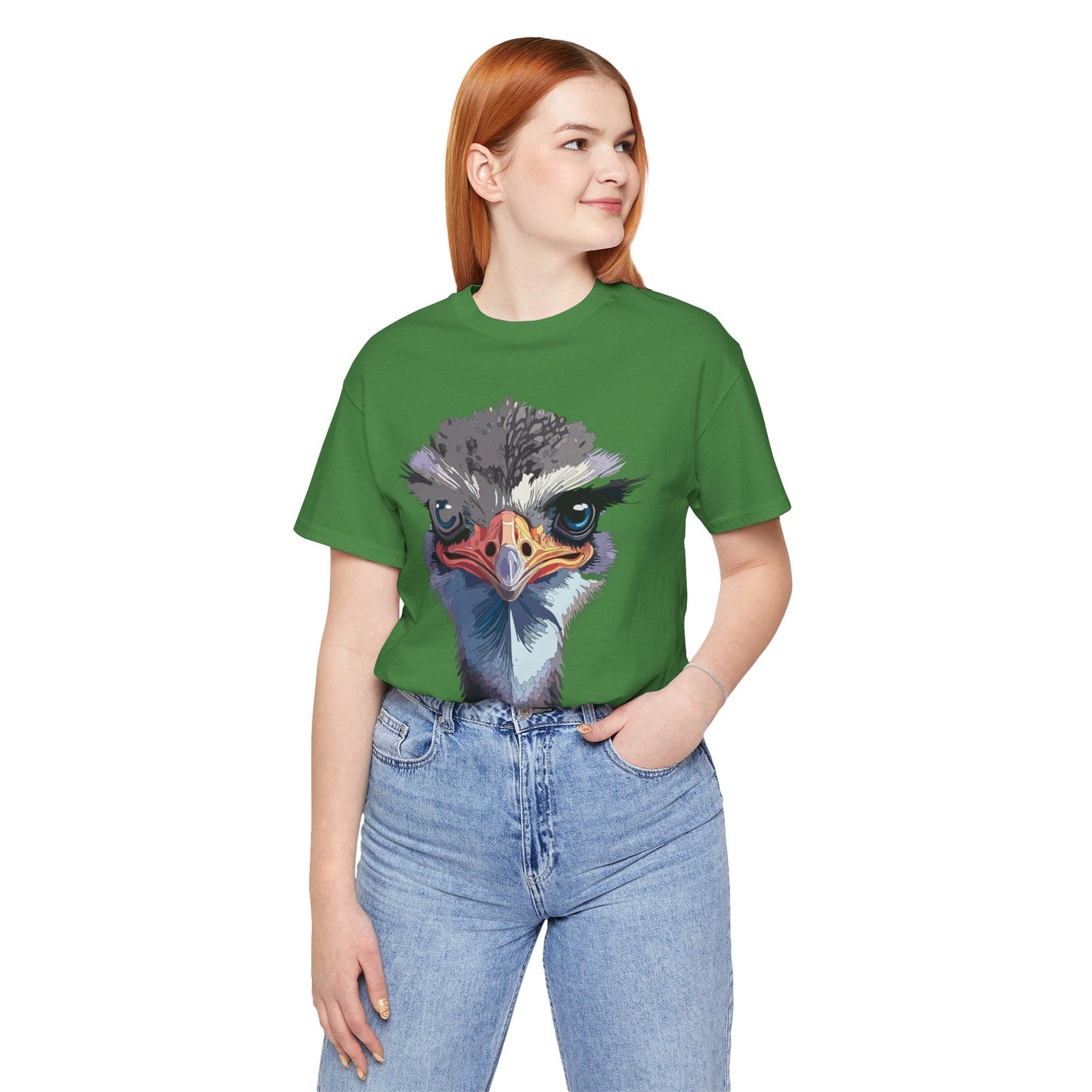 Unisex Animal Tee Shirt With Art Design Wild Animals Shirt Gildan Softstyle 64000