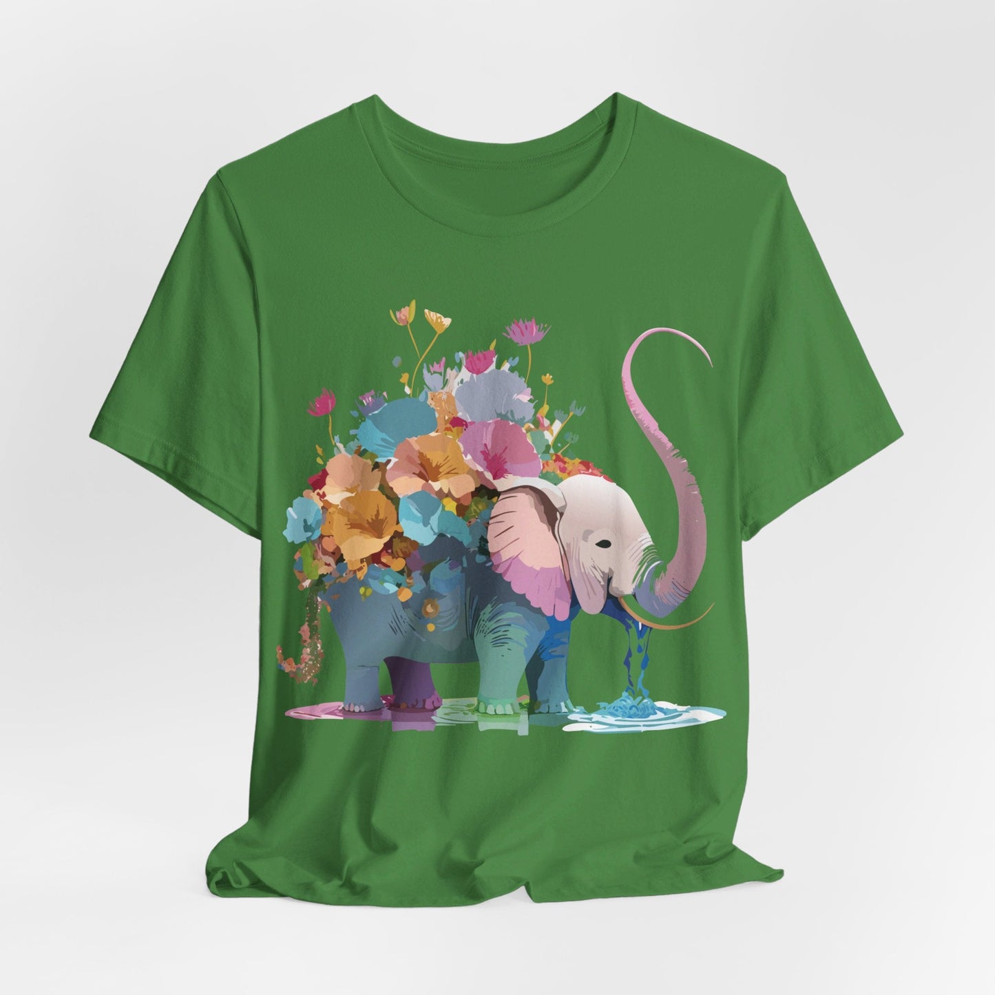 Elephant Graphic T Shirt Unisex Vintage Inspired Art Tee Adelpha Short Sleeve Artwork