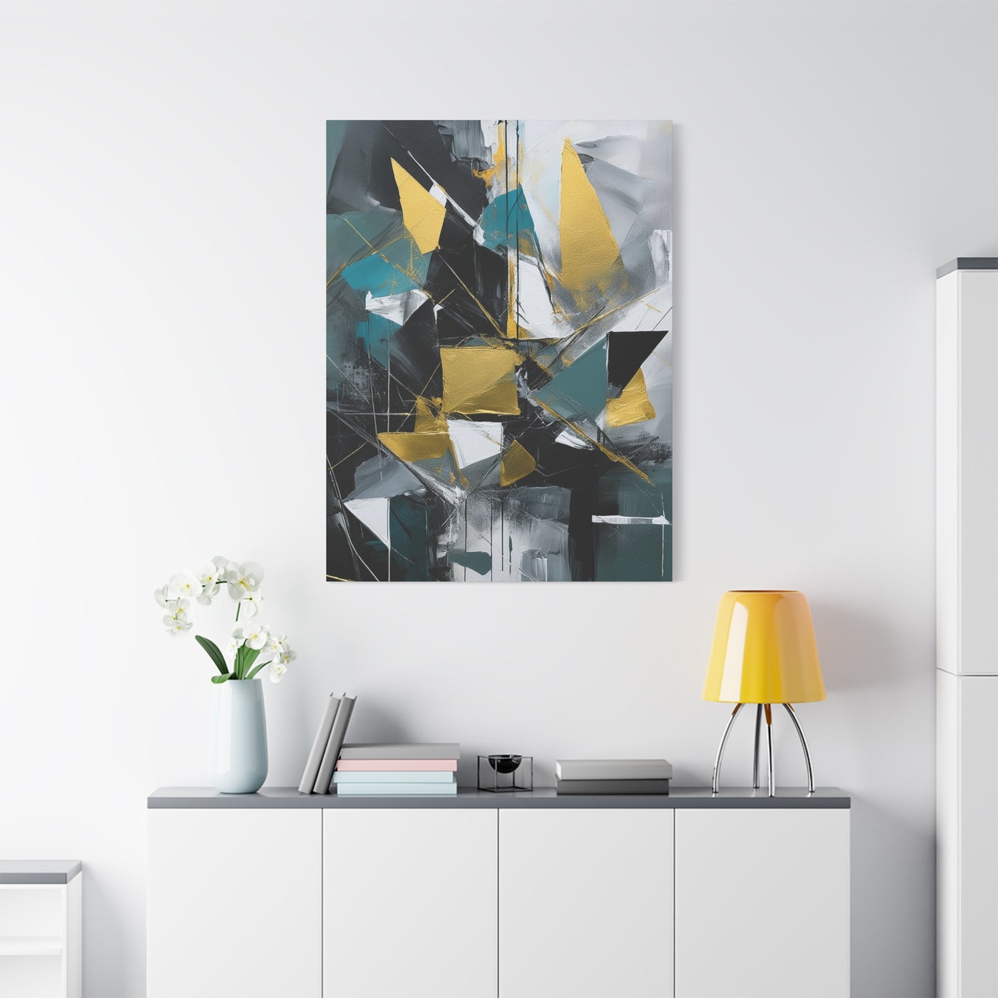 Abstract Oil Painting Print Canvas 20x24,20x30,24x30 24x32,24x36,30x40 32x48,36x48,40x60 Pine-Wood Inner Frame ABS-206