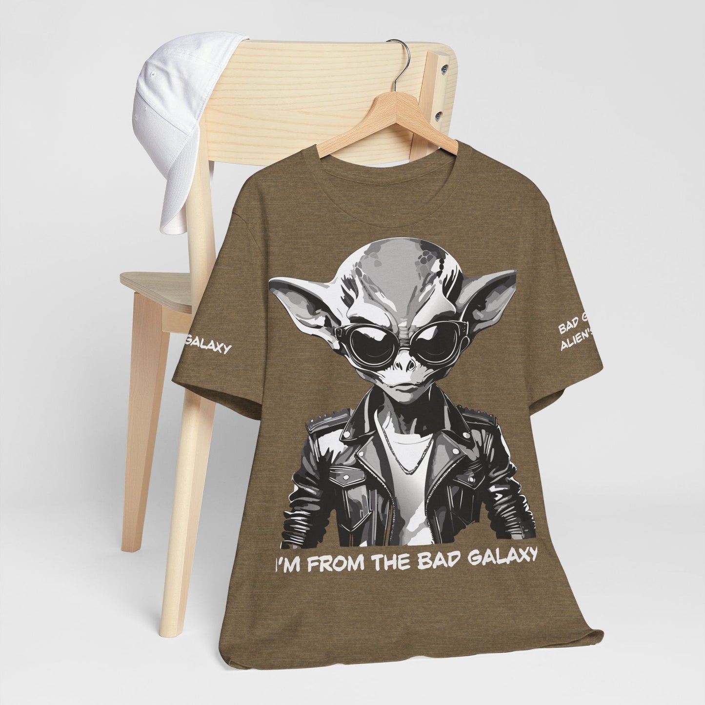 Tee Shirt With Alien From Bad Galaxy 100 Percent Cotton Made In USA Free Shipping