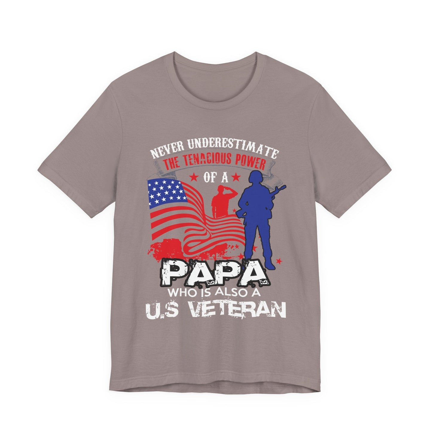 Army Veteran Patriotic Graphic Design Unisex Cotton T-Shirt v53