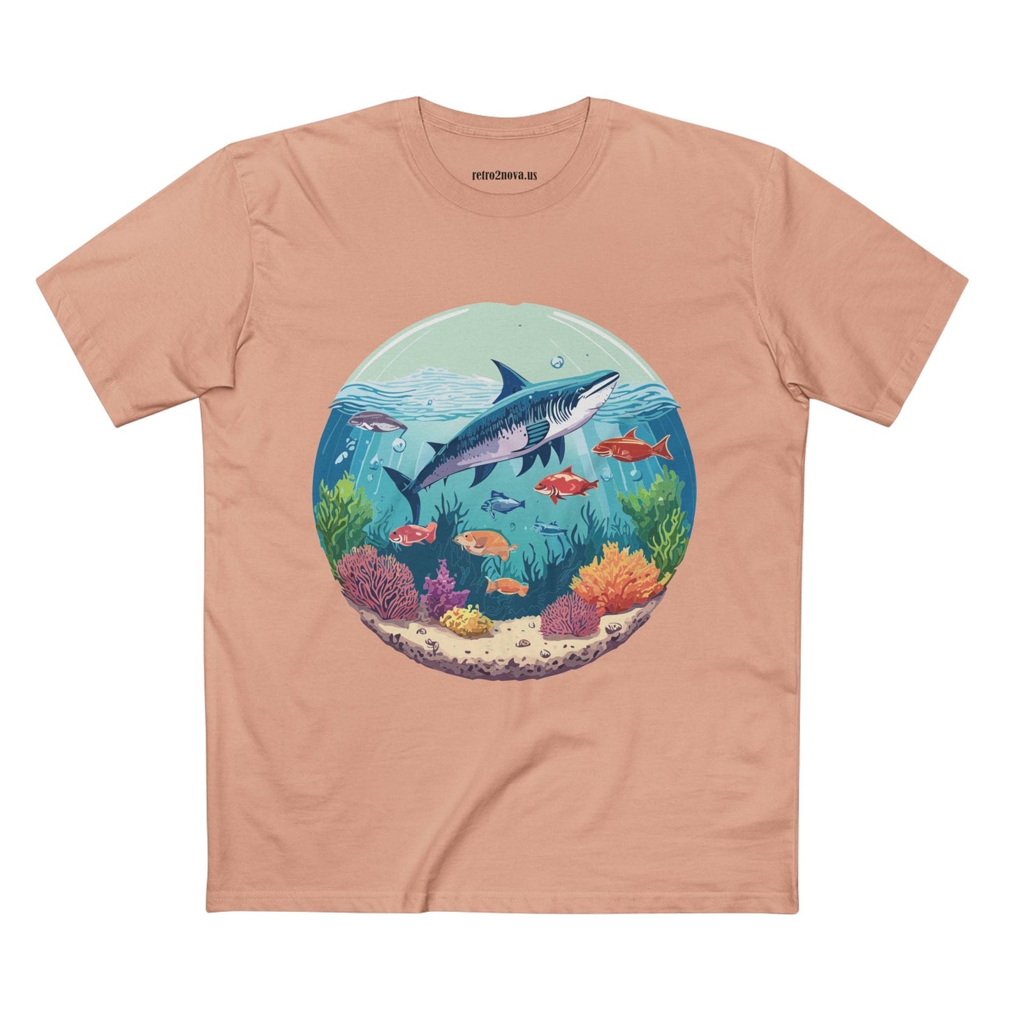 Ocean Shirt Ocean Pacific OP17 Unisex Premium Cotton Staple Tee With Original Art Design
