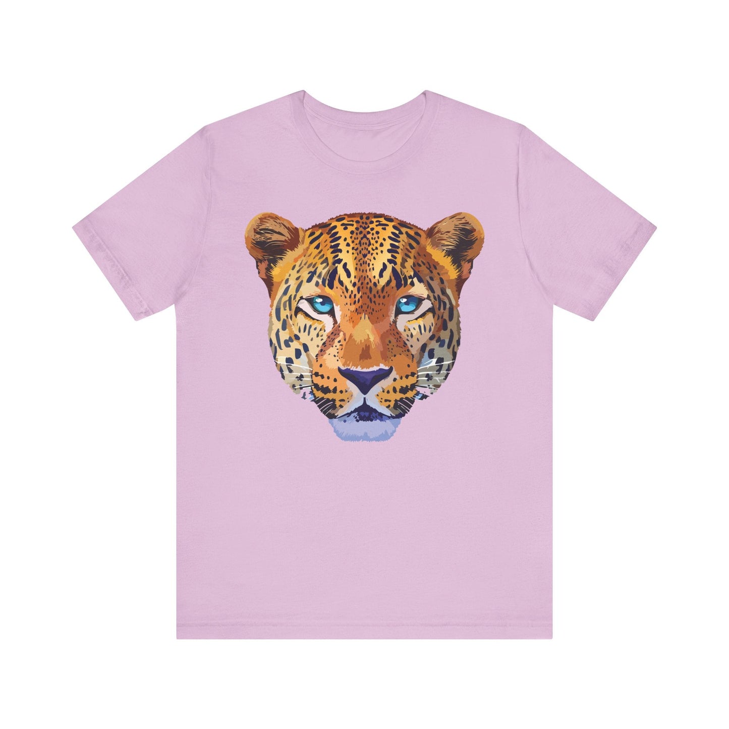 Unisex Animal Print Tee Shirt With Art Design Wild Animals Graphic Tee For Everyday Wear