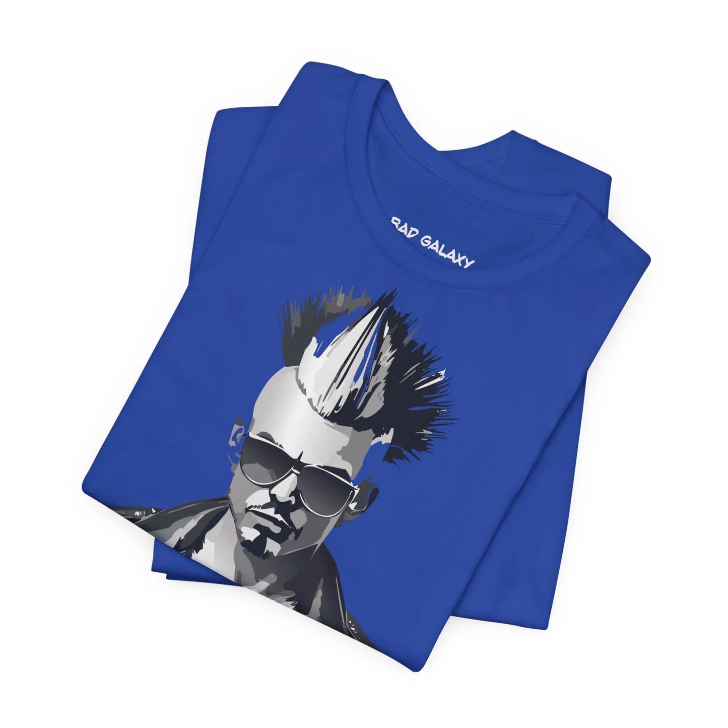 Punk Rock Tee Shirt Made To Order From Bad Galaxy Eco Friendly Inks Cotton Tee Made In USA