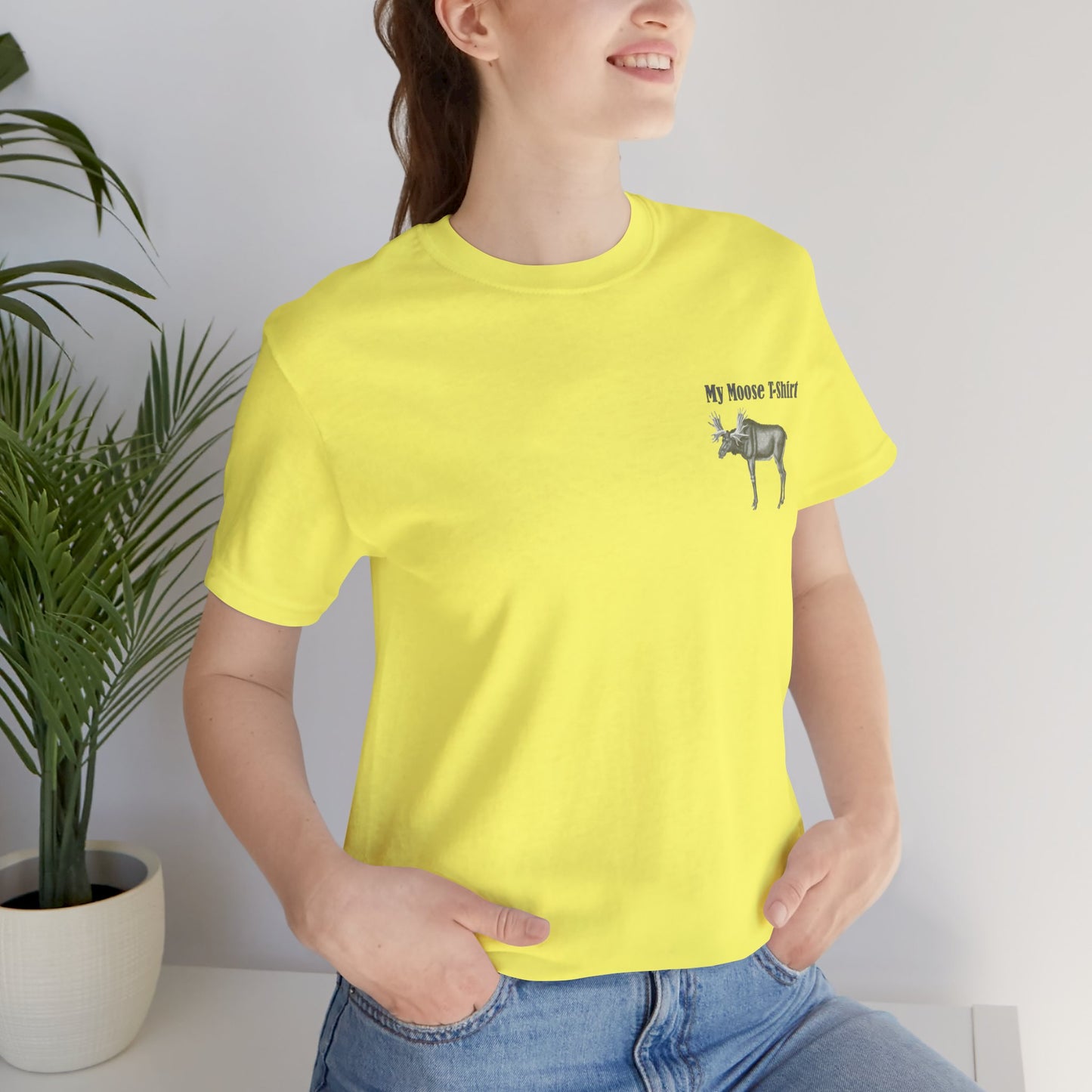 Camiseta unisex de algodón con estampado de animales