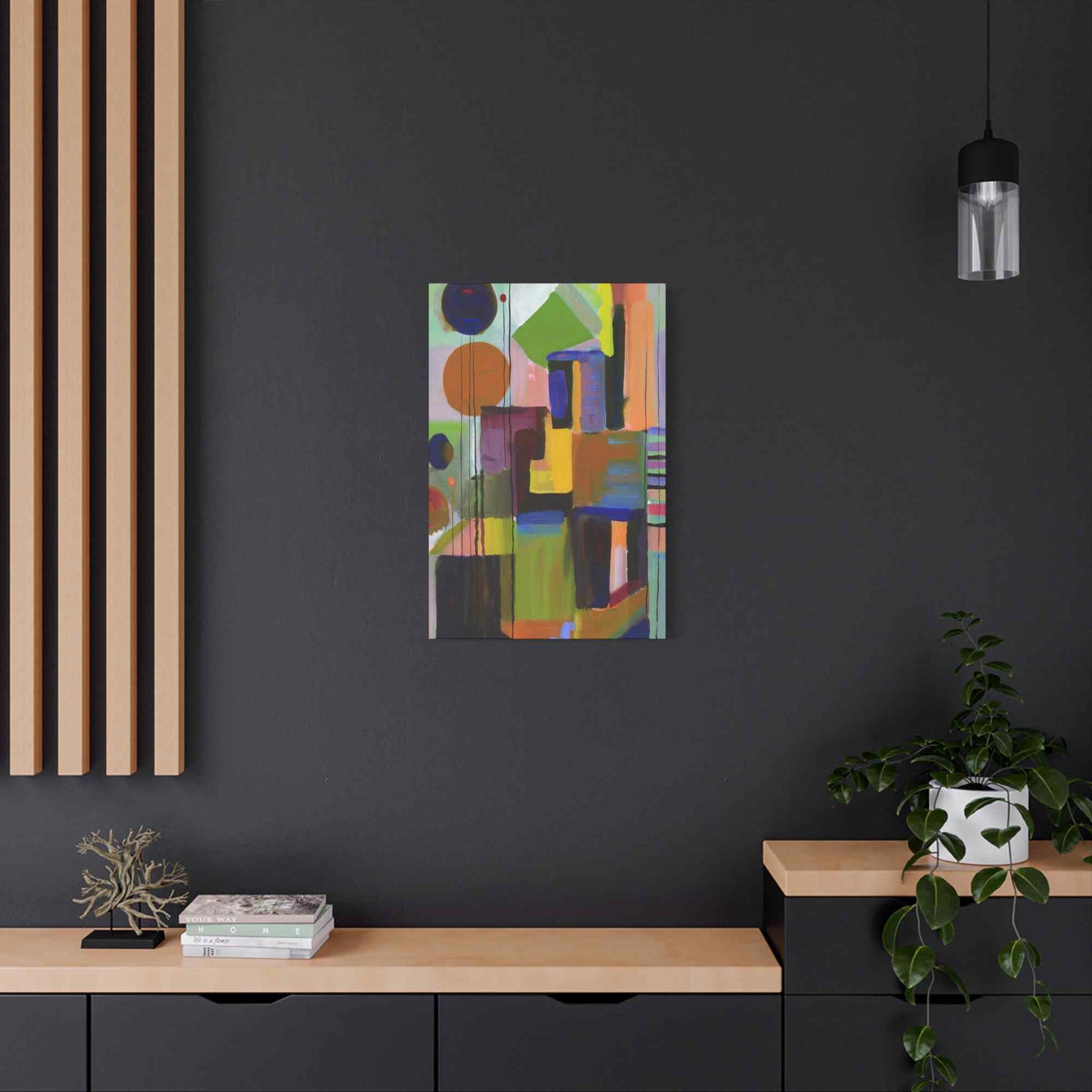 Abstract Painting Print Canvas 20x24,20x30,24x30, 24x32,24x36,30x40, 32x48,36x48,40x60 Pine-Wood Inner Frame ABS-3