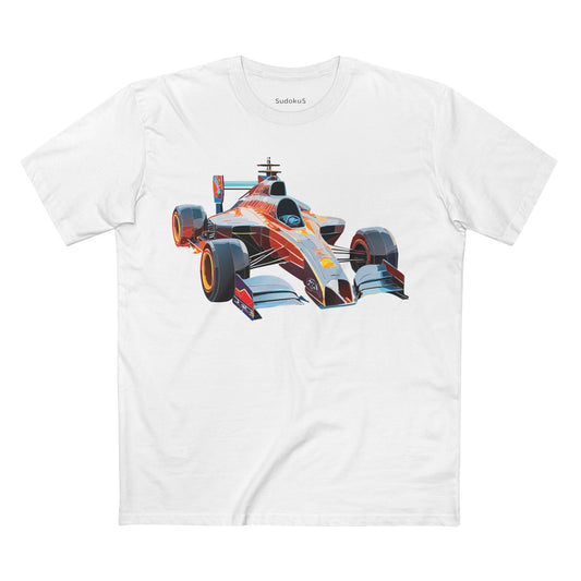 Car Graphic Unisex 100 Cotton Staple Tee 9