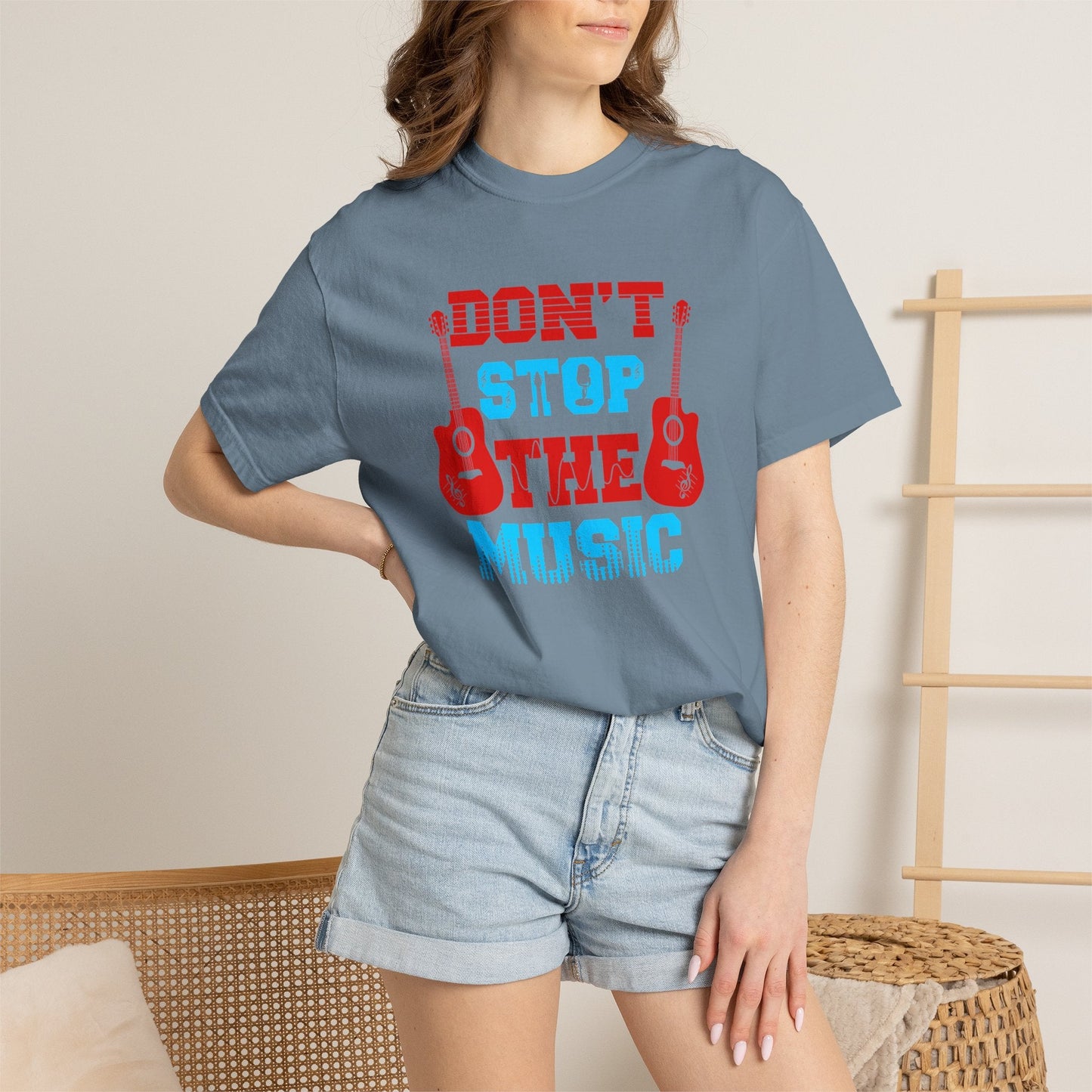 Music Graphic Design Unisex Cotton T-shirt  042