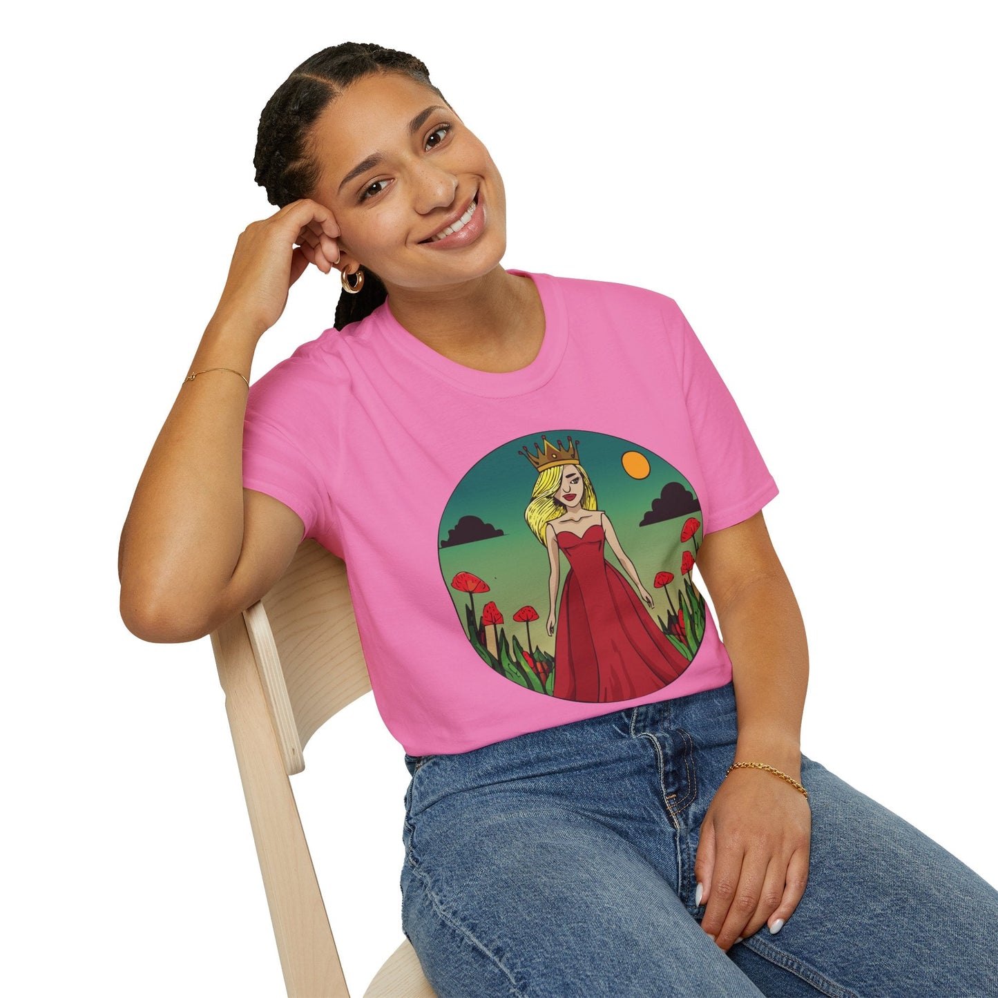 Womens Graphic T Shirt Art Design Tee Unisex Softstyle 64000 Ring Spun Cotton Daily Wear