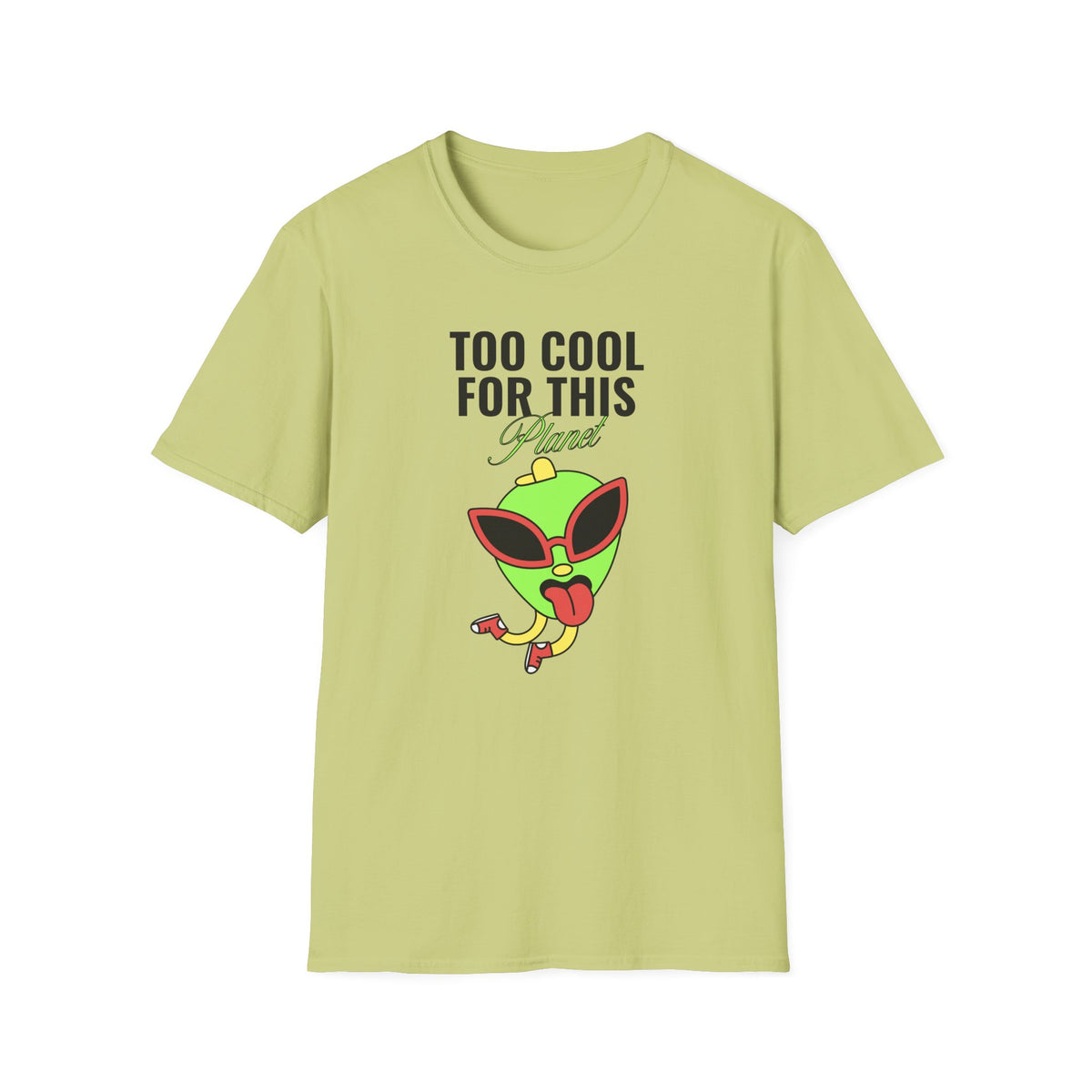 Funny UFO Aliens Graphic Tee Gildan Unisex 100 Cotton Tee Shirt - 19