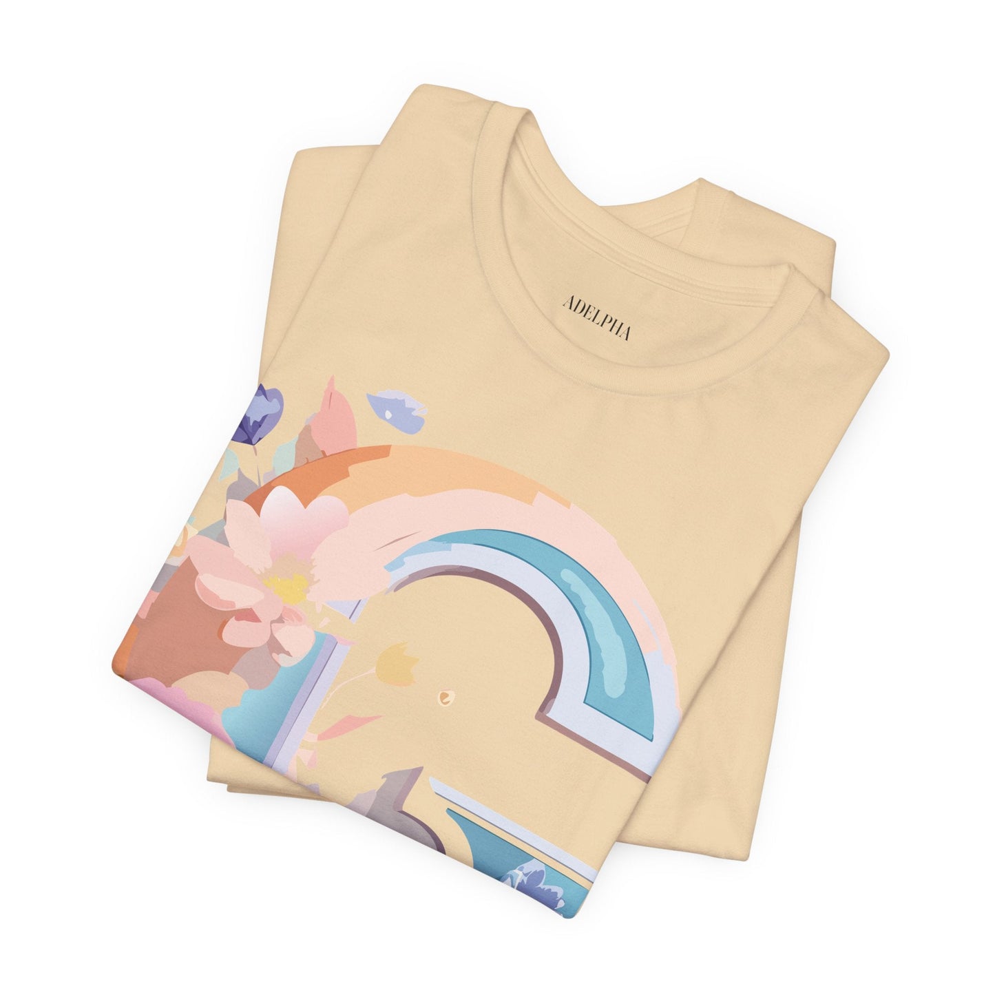 Letter G Graphic Tee Unisex Short Sleeve T Shirt by Adelpha Vintage Inspired Artwork