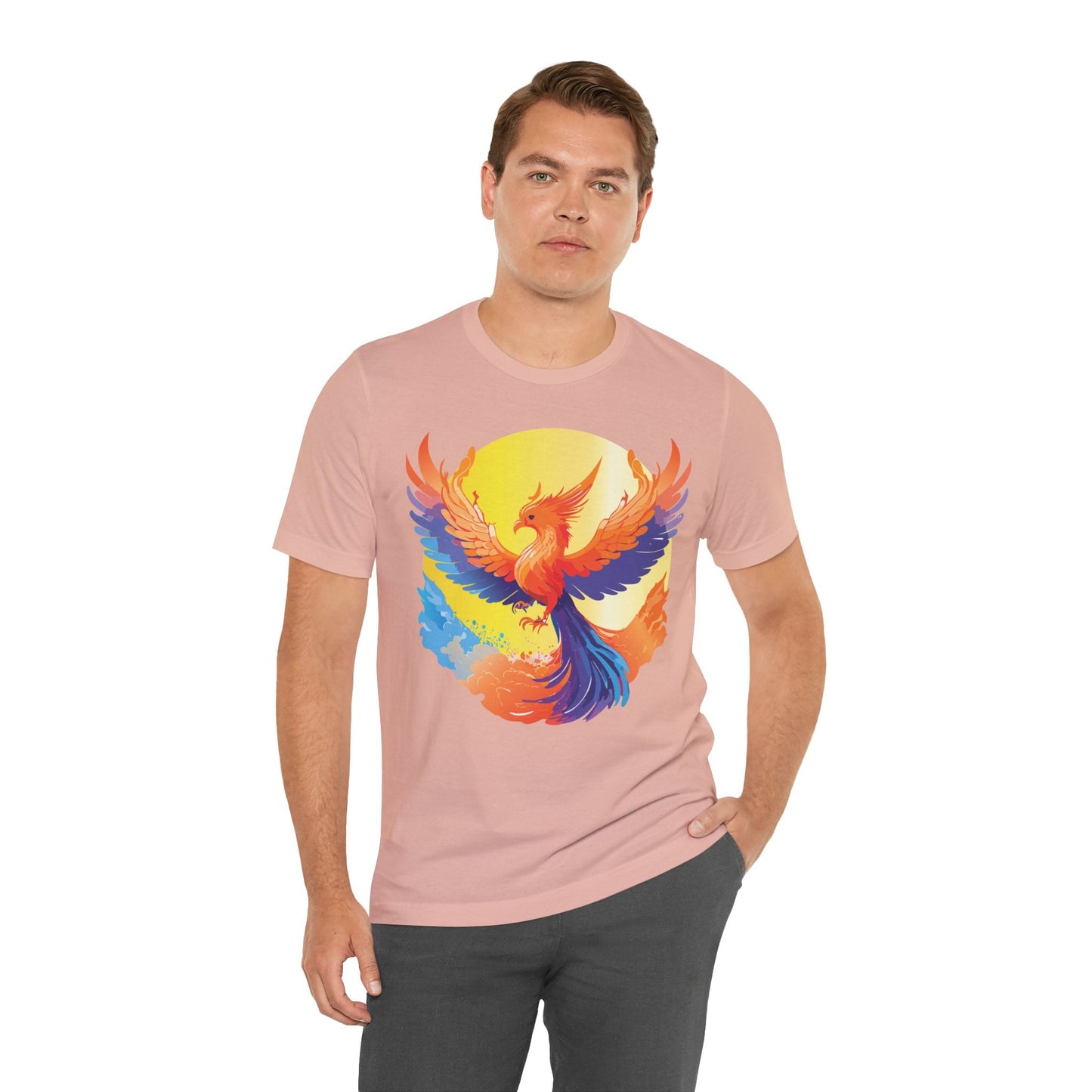 Unisex Animal Print Tee Shirt With Art Design Wild Animals Short Sleeve Comfort Fit