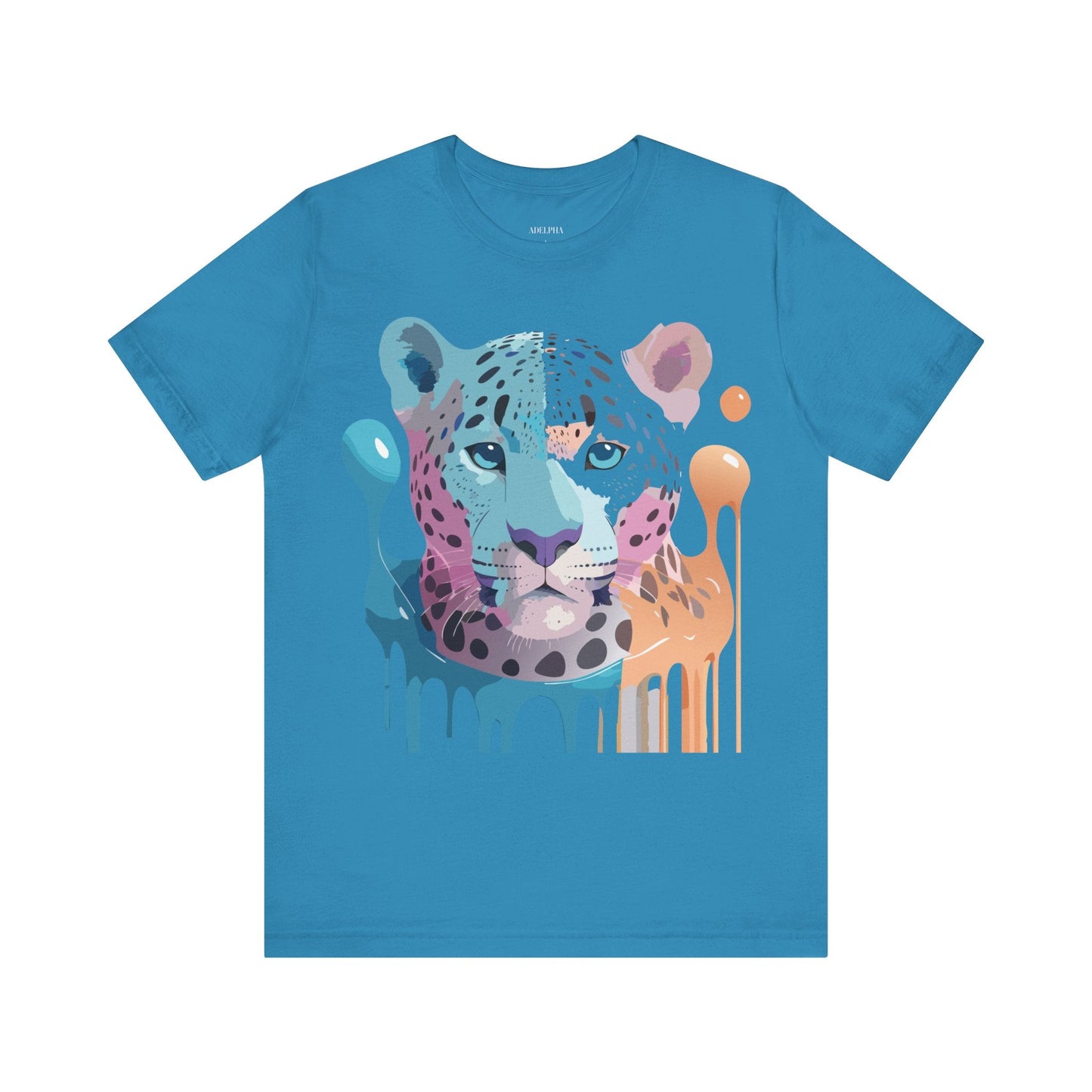 Cheetah Graphic Unisex 100 Cotton Artwork Tee 7