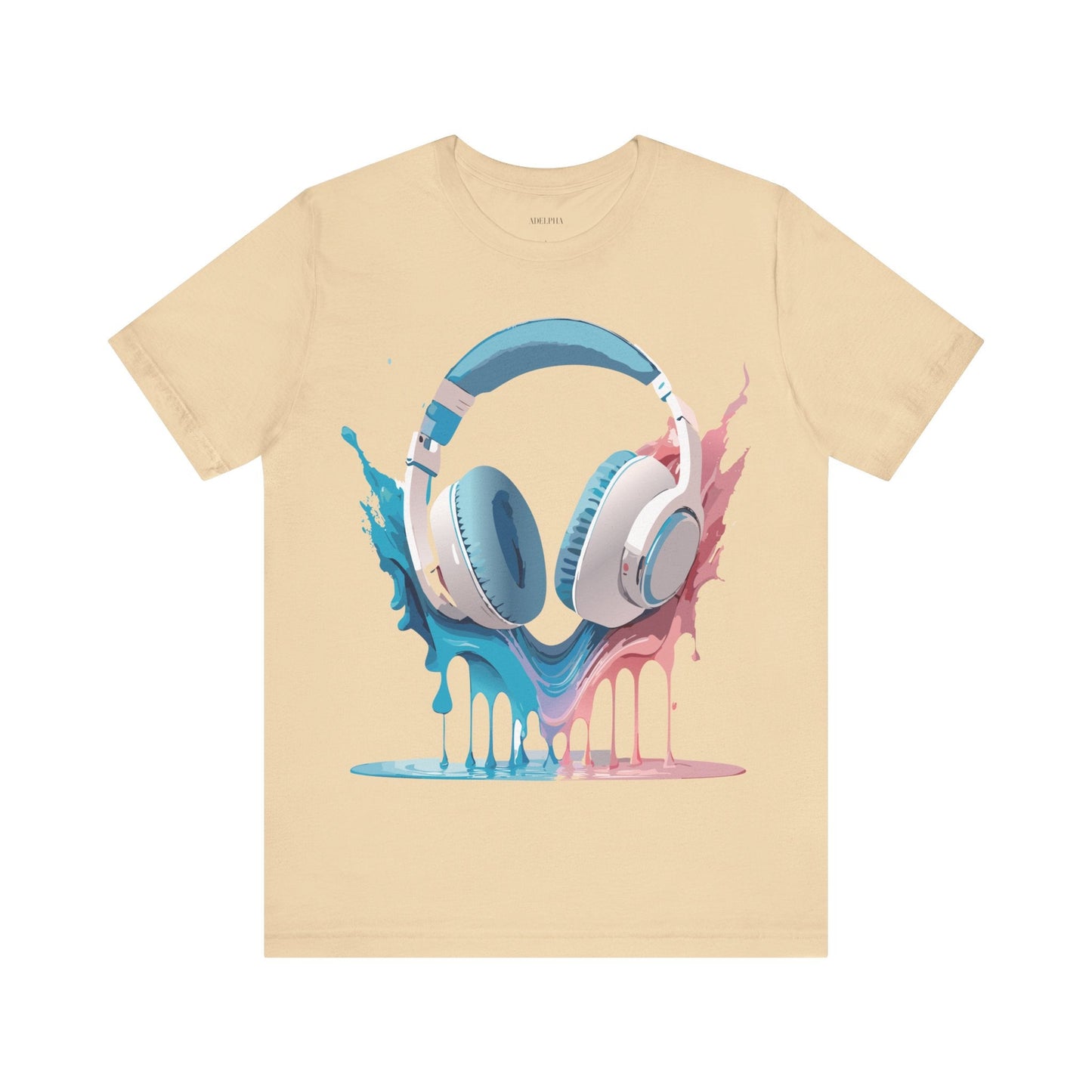 Music Graphic Unisex 100 Cotton Vintage Art with Musical Elements Tee 92