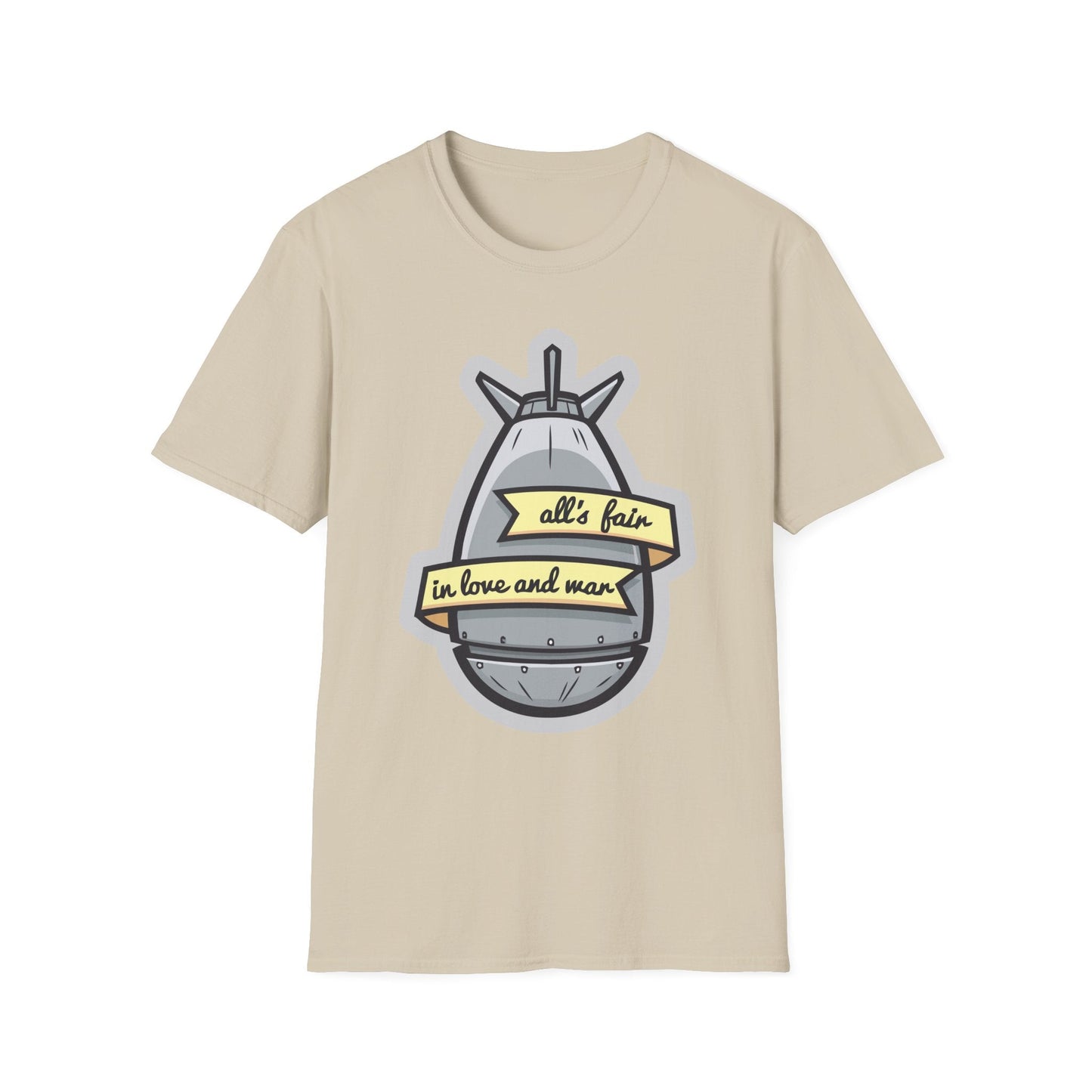 Cartoon T Shirt Animation T Shirt Funny Tee Shirt Unisex Gildan Softstyle 64000 100 Percent Cotton