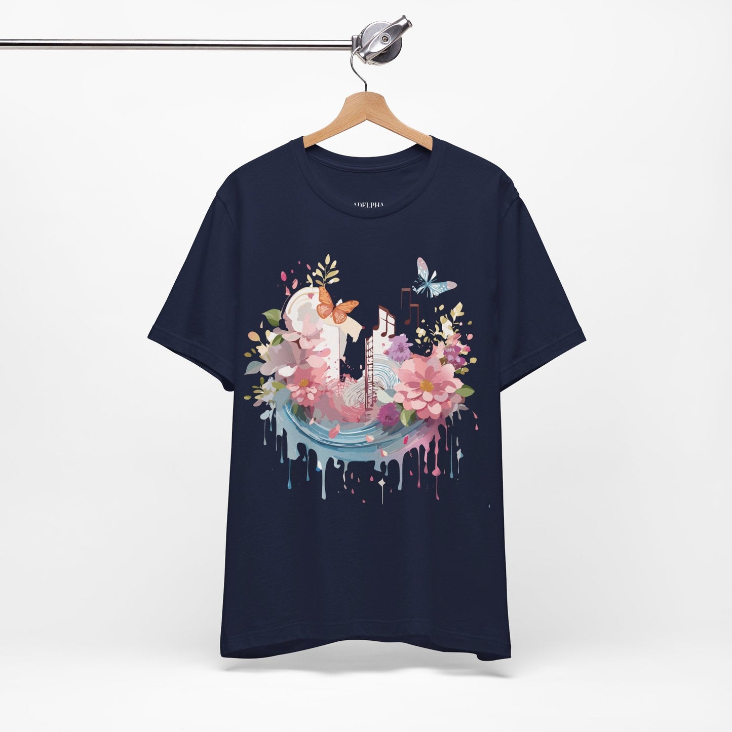 Adelpha Vintage Inspired Graphic T Shirt Unisex Short Sleeve Art Tee Premium Quality
