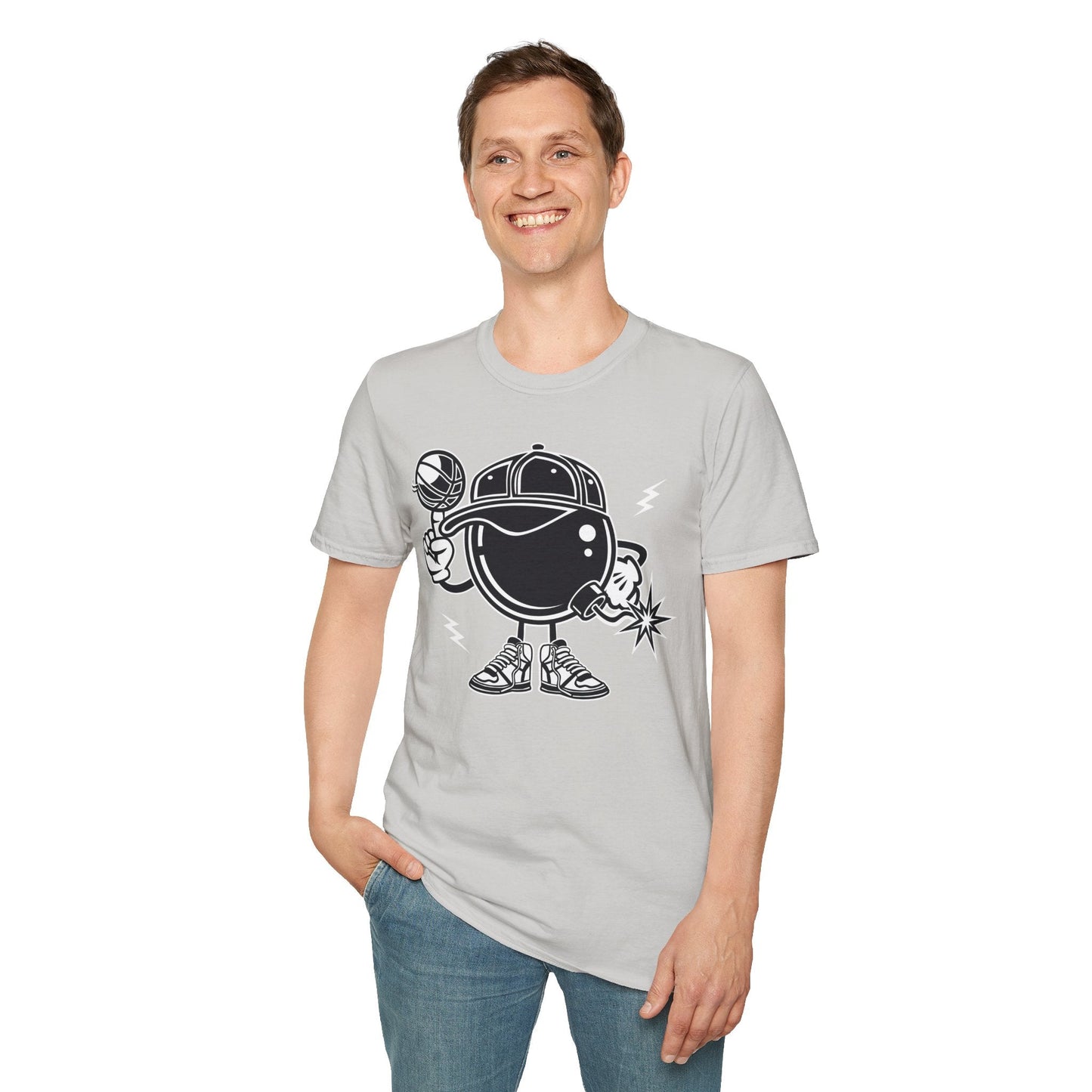 Cartoon Animation T Shirt Unisex Funny Tee Gildan Softstyle 100 Percent Cotton Comfort