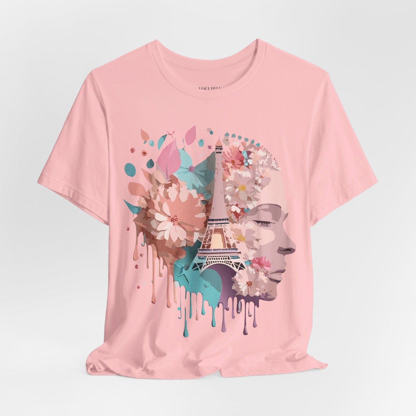 Paris Tourist Shirt Unisex Graphic Tee Featuring Adelpha Vintage Art Design Premium Comfort