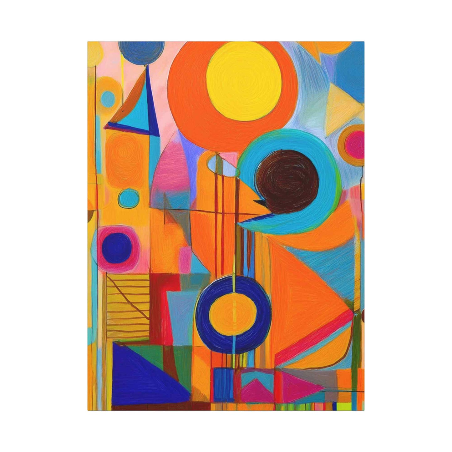 Abstract Painting Print Canvas 20x24,20x30,24x30, 24x32,24x36,30x40, 32x48,36x48,40x60 Pine-Wood Inner Frame ABS-12