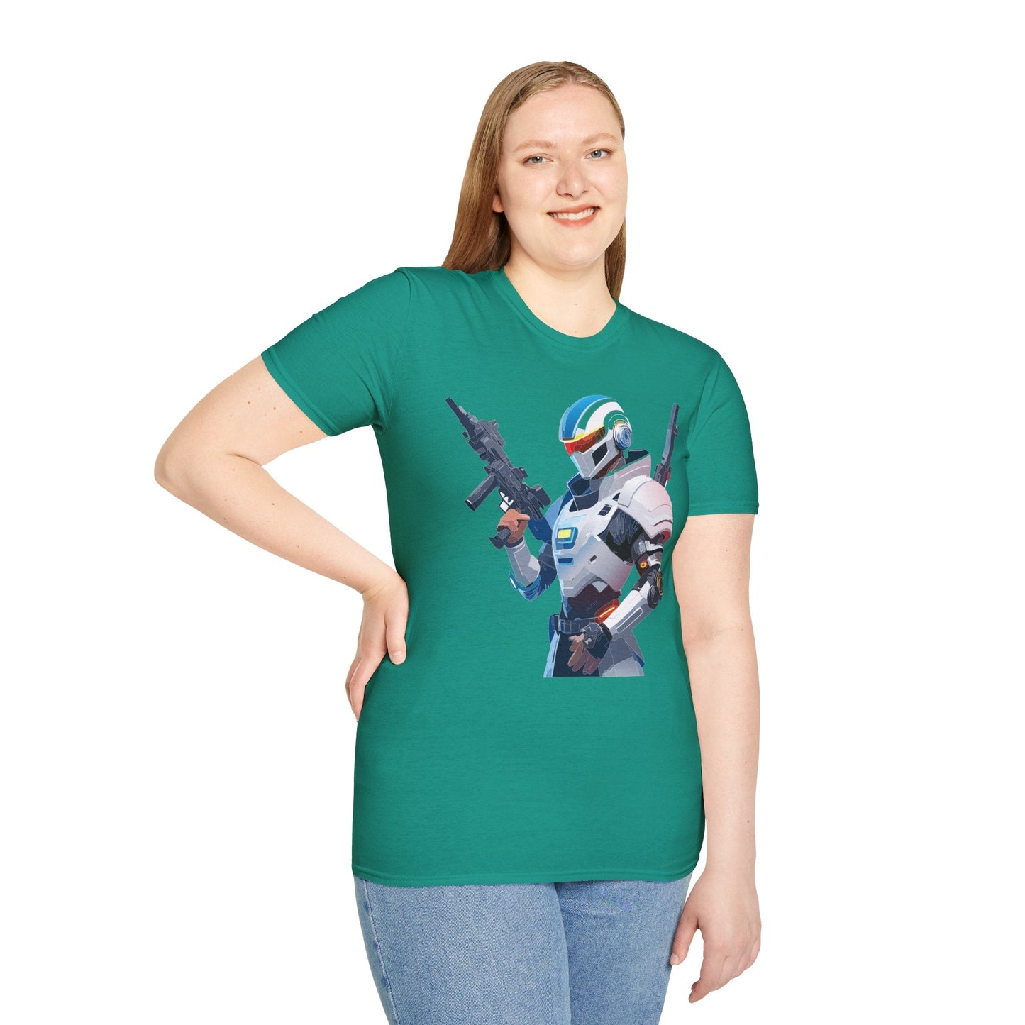 Robocop Graphic Unisex Cotton With Cyber Man Artwork Tee 2