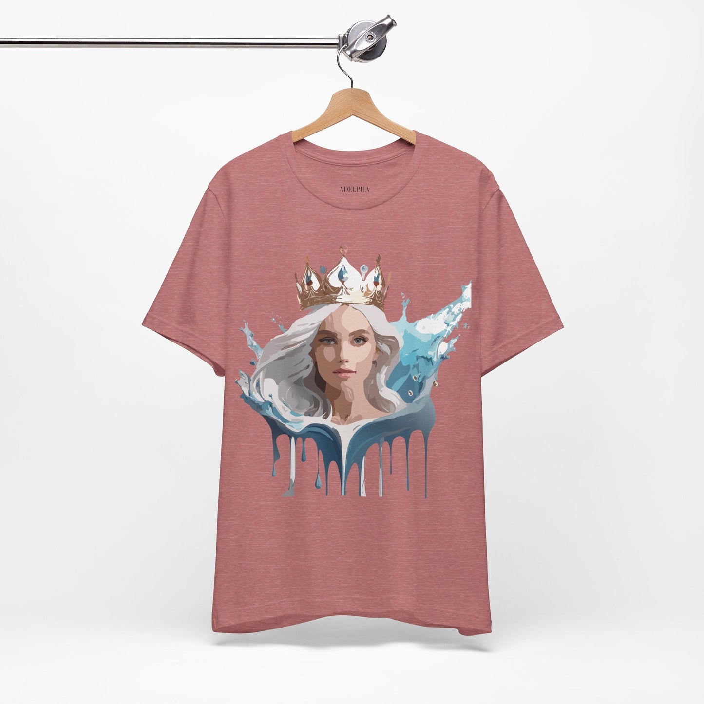 Queen Graphic T Shirt By Adelpha Unisex Jersey Short Sleeve Vintage Inspired Art Tee