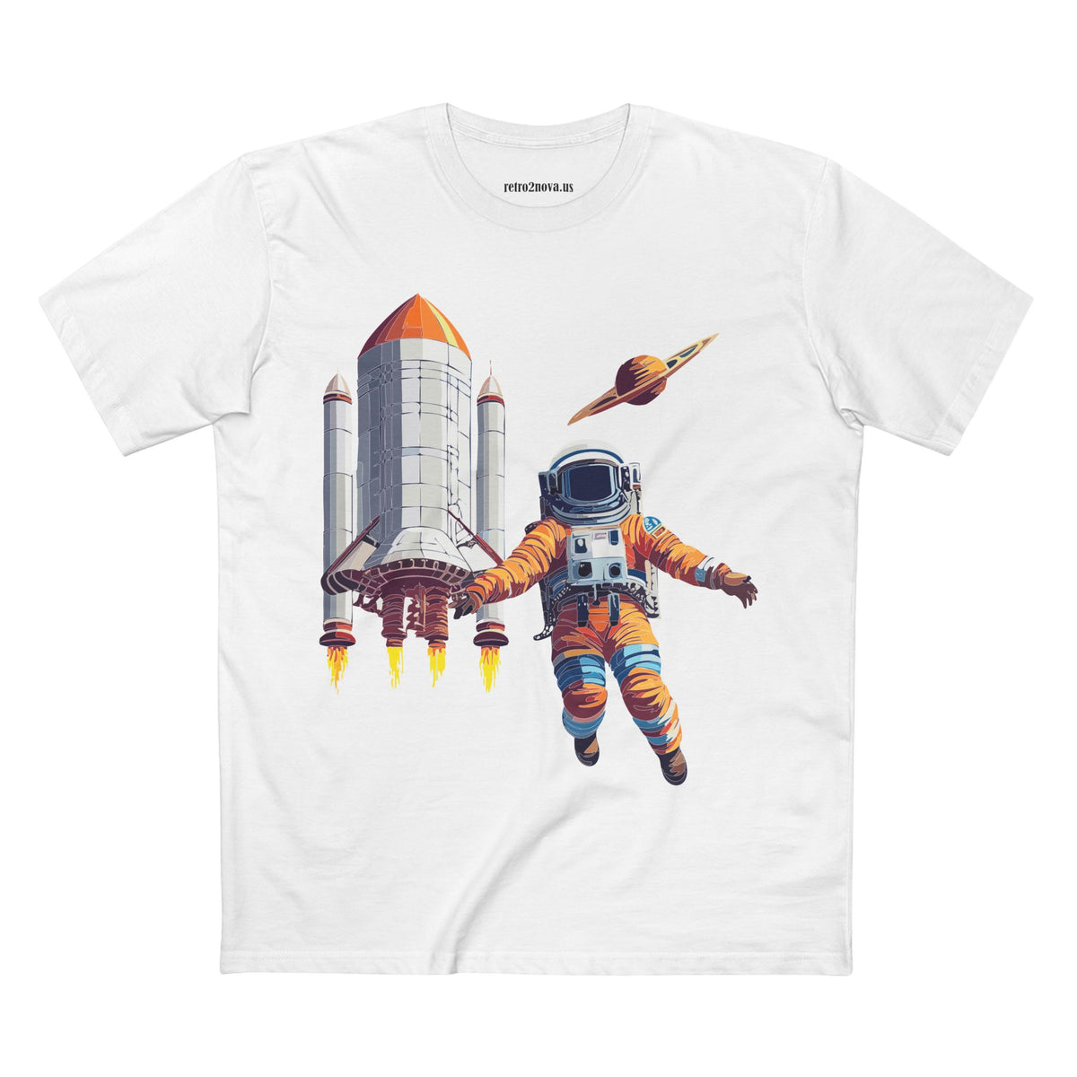 Cosmos Astronaut Graphic Tee Staple Unisex 100 Cotton Tee Shirt - CS-7