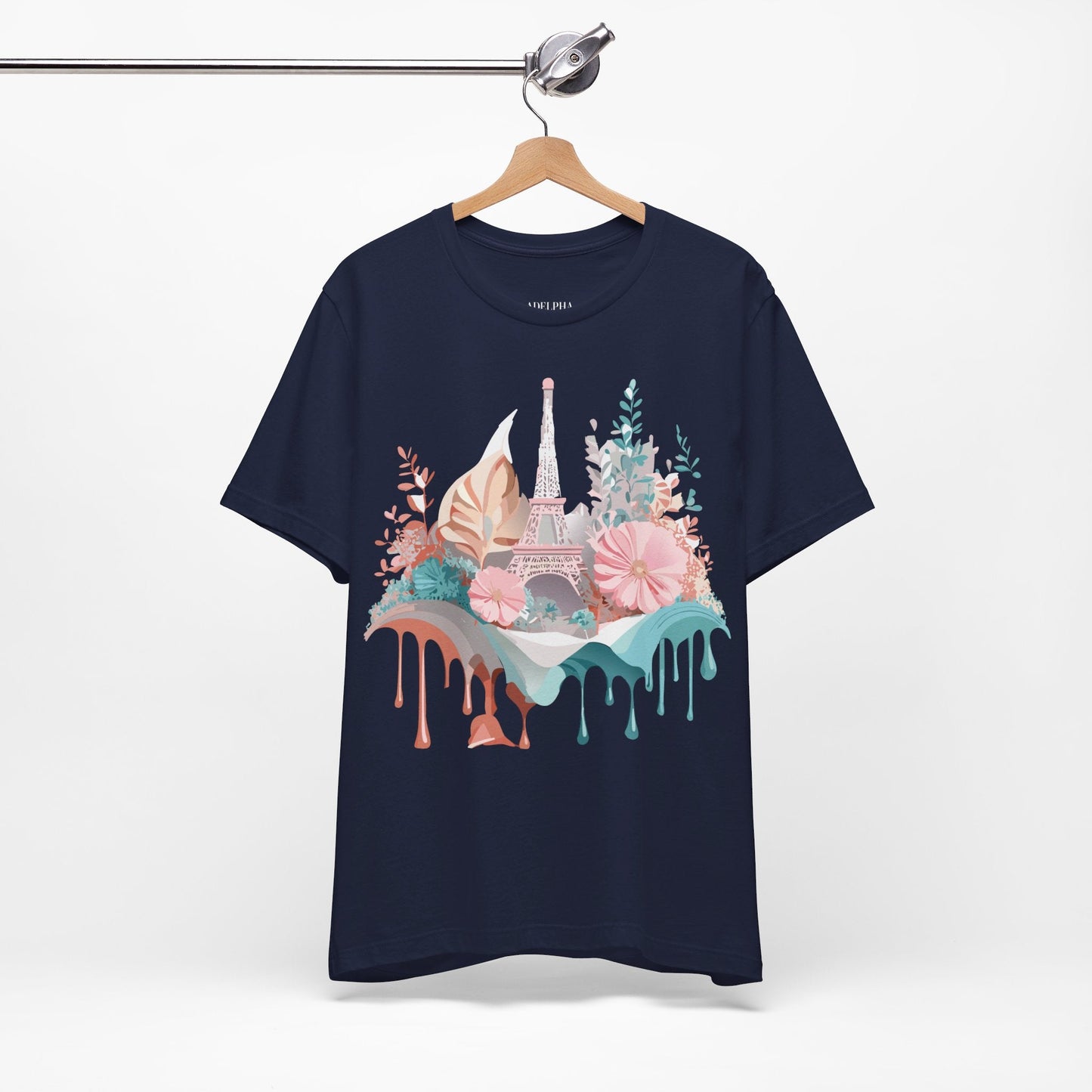 Unisex Paris Graphic T Shirt By Adelpha Vintage Inspired Art Tee Short Sleeve Casual Wear