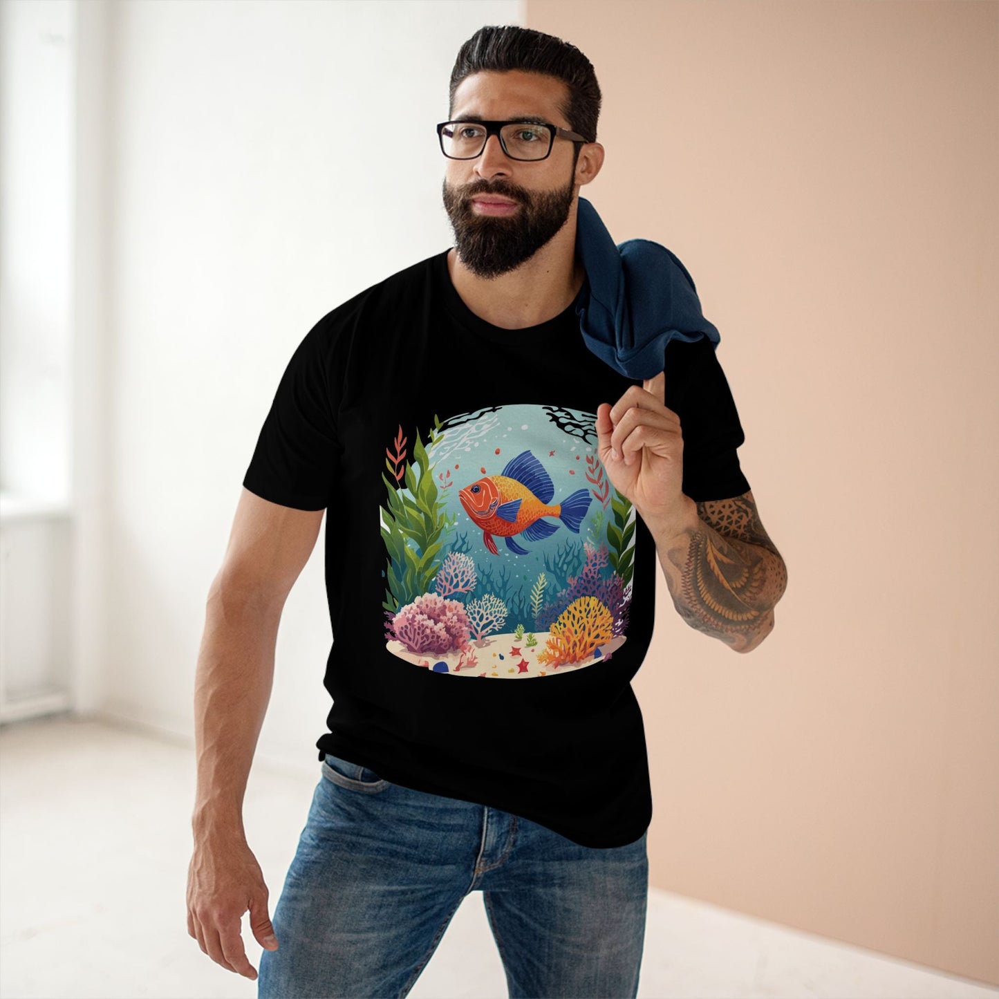 Ocean Shirt Ocean Pacific OP 10 Unisex Premium Cotton Art Tee Retro Inspired Design