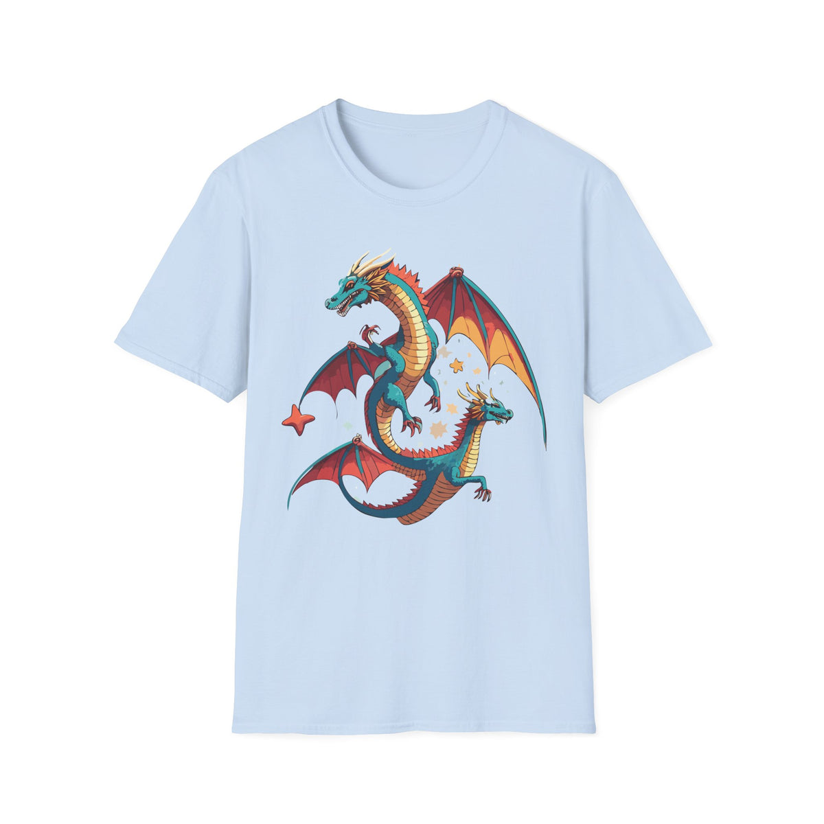 Dragon Graphic Tee Gildan Unisex 100 Cotton Tee Shirt with Animal a38
