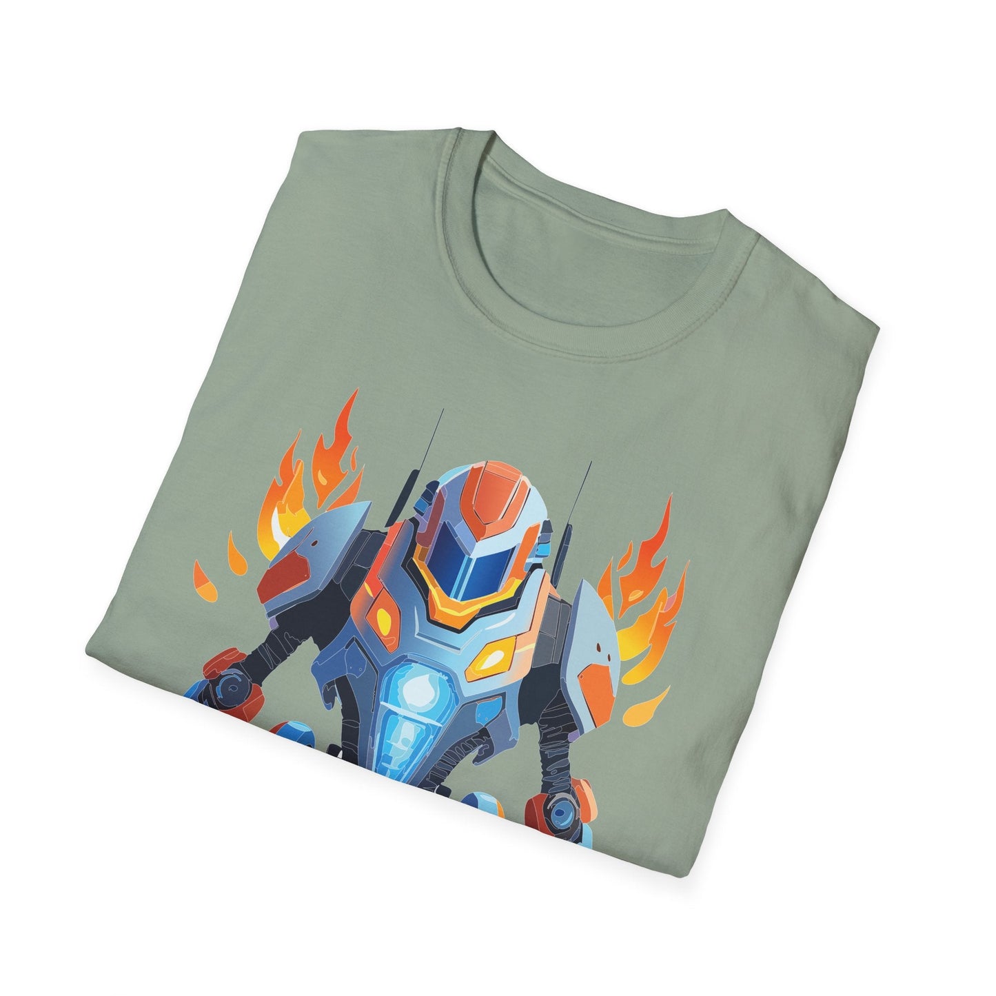 Cyborg Tee Unisex Robot Shirt Terminator Shirt Art Design Gildan Softstyle 64000 Cotton Tee