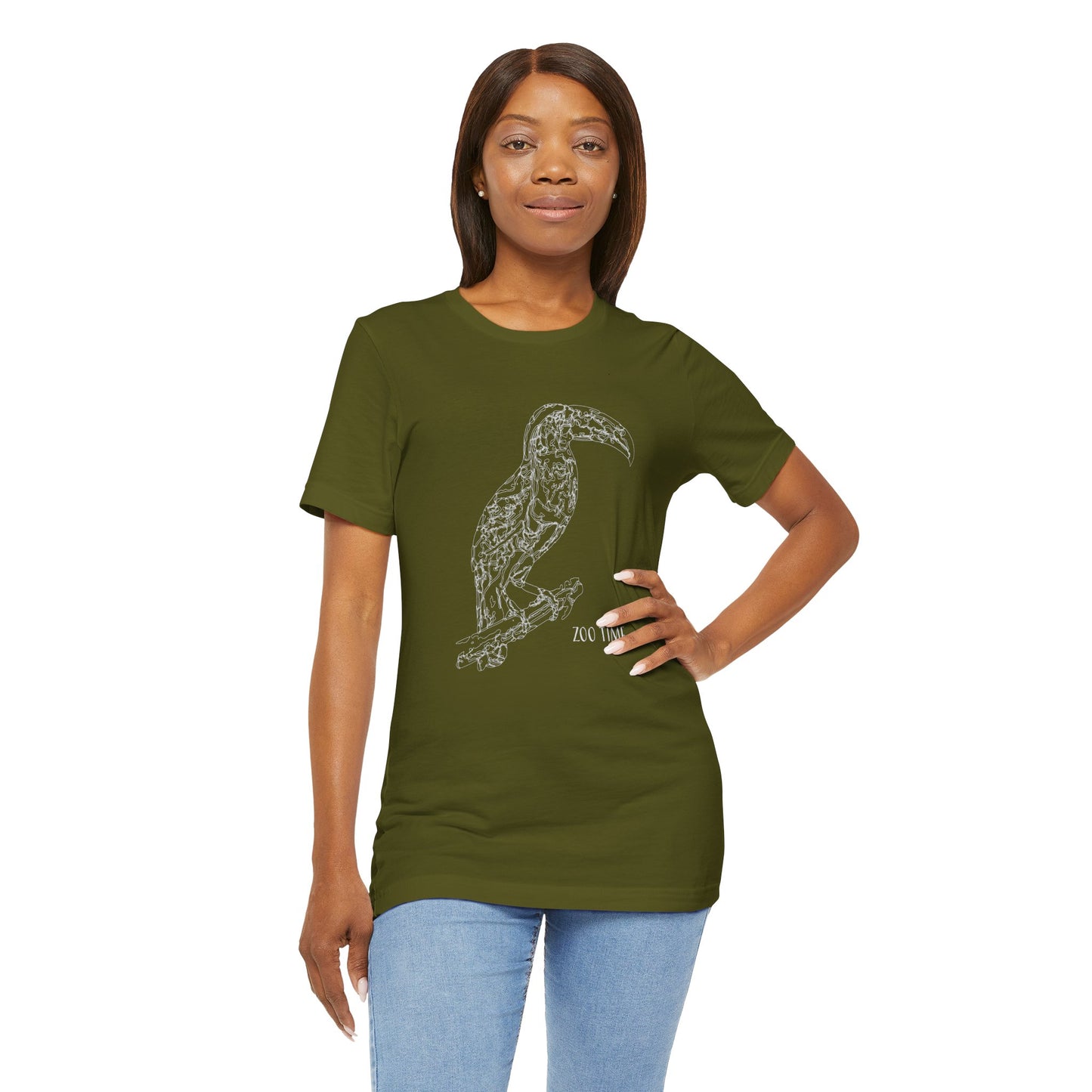 Unisex Tee Shirt with animals Print