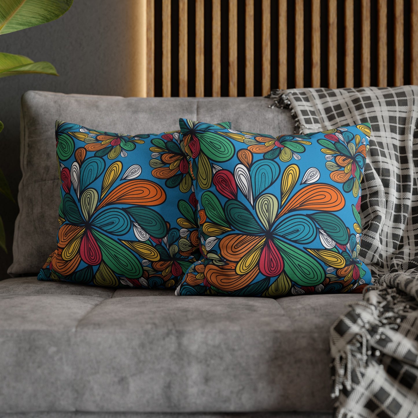 Floral Poly Pillowcase