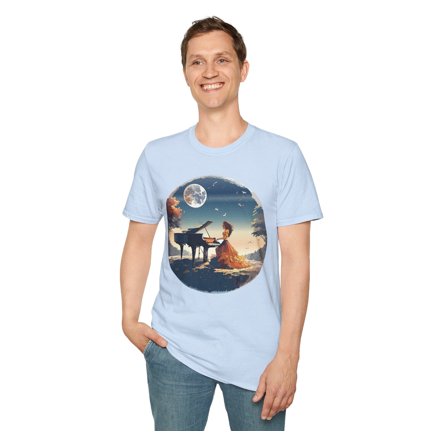 Womens Graphic T Shirt Art Design Gildan Softstyle Tee 100 Percent Ring Spun Cotton Unisex