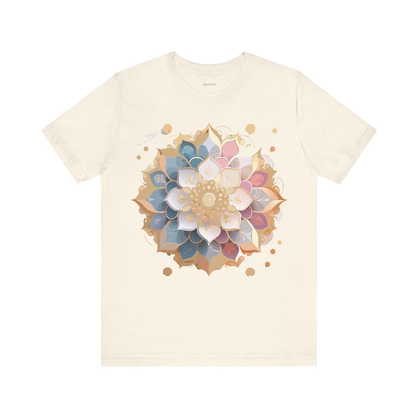 Mandala Graphic Tee For Men And Women By Adelpha Unisex Short Sleeve Art Design Shirt