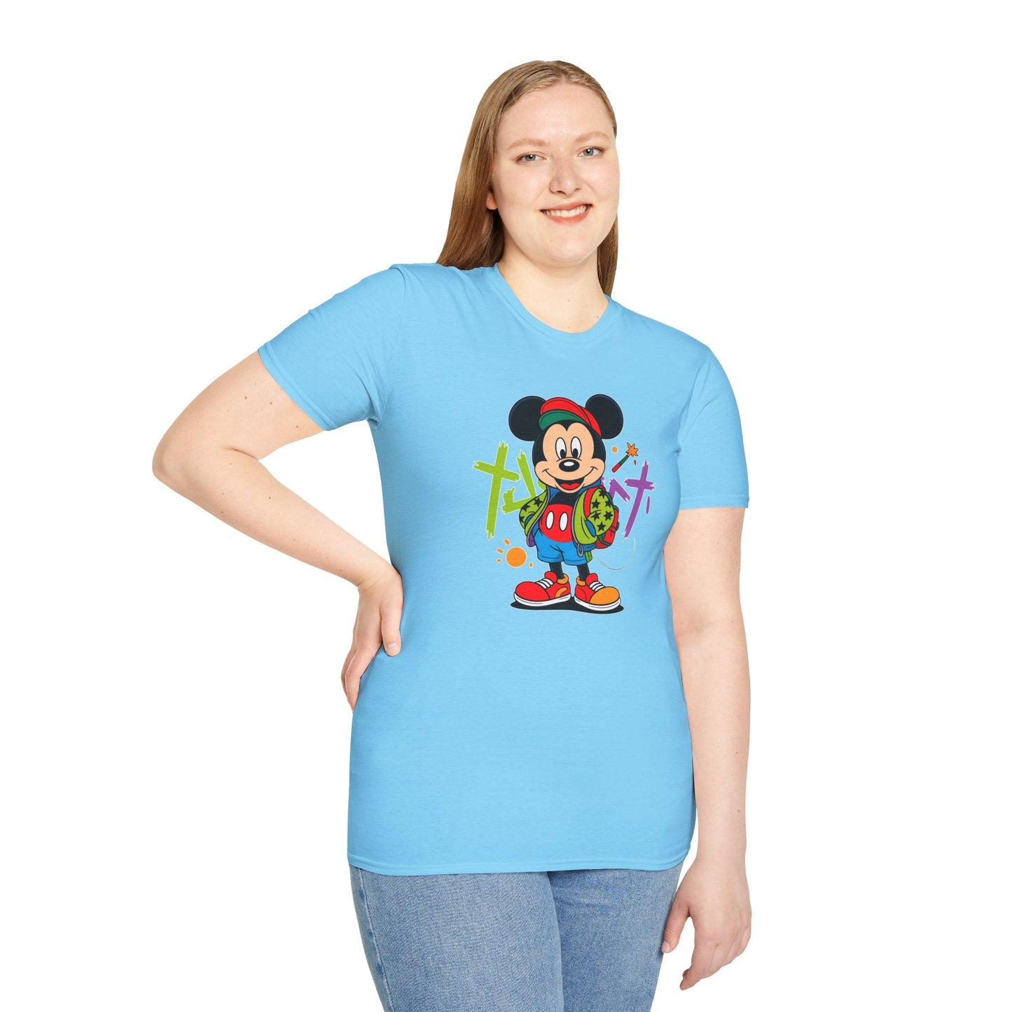 Unisex Cartoon T Shirt With Animation Artwork Funny Animals Tee For Casual Wear Everyday