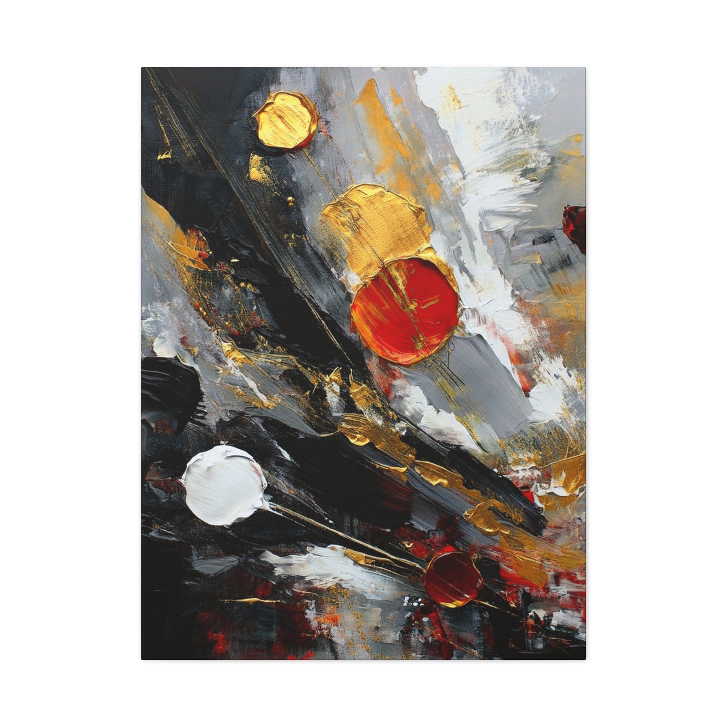 Abstract Oil Painting Print Canvas 20x24,20x30,24x30 24x32,24x36,30x40 32x48,36x48,40x60 Pine-Wood Inner Frame ABS-67
