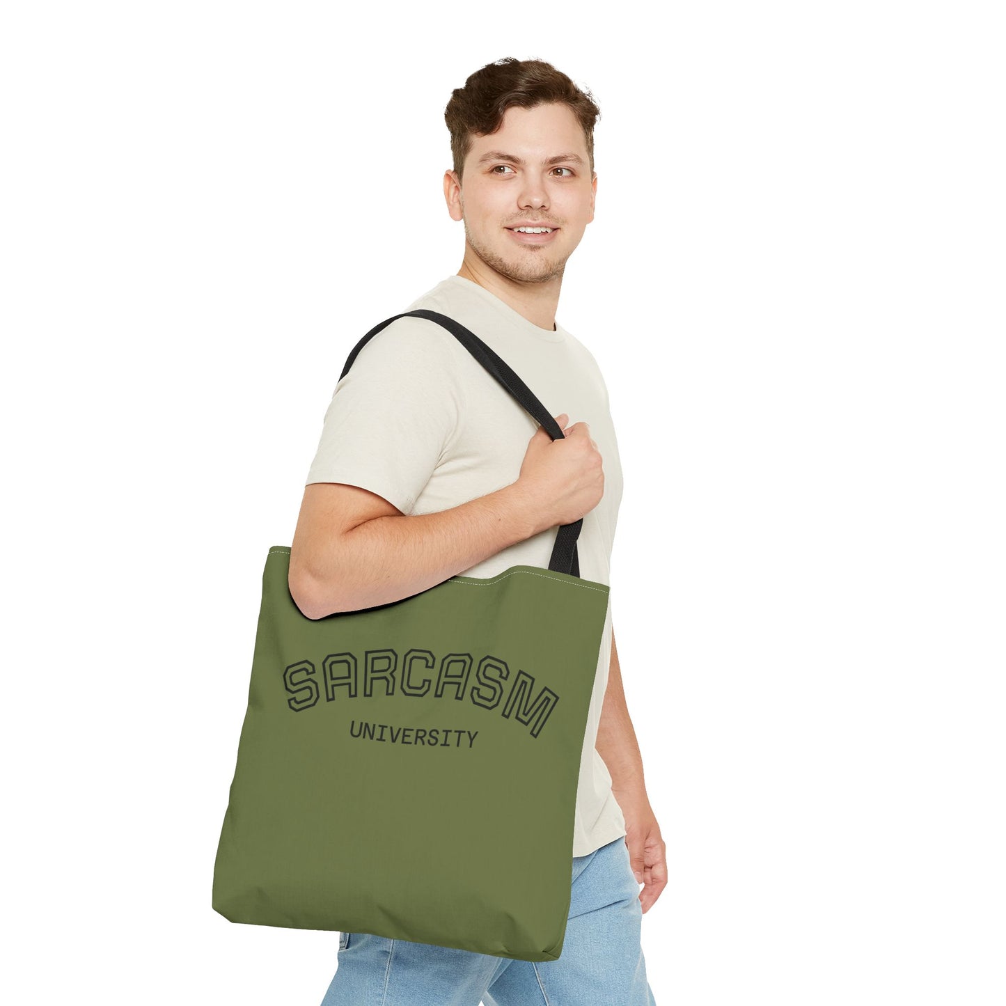 University GREEN COLOR CANVAS BAG  100% SPUN POLY 3 SIZES BAG-C1