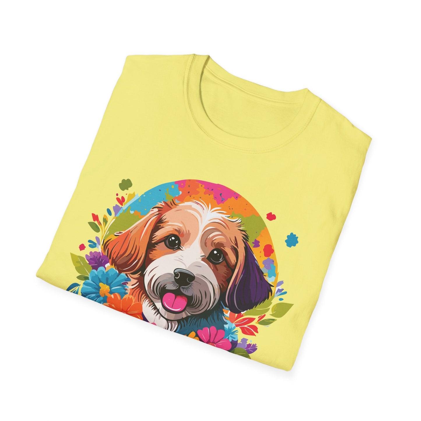 Unisex Dog Shirt Softstyle Cotton Tee Gildan 64000 Animal Tee