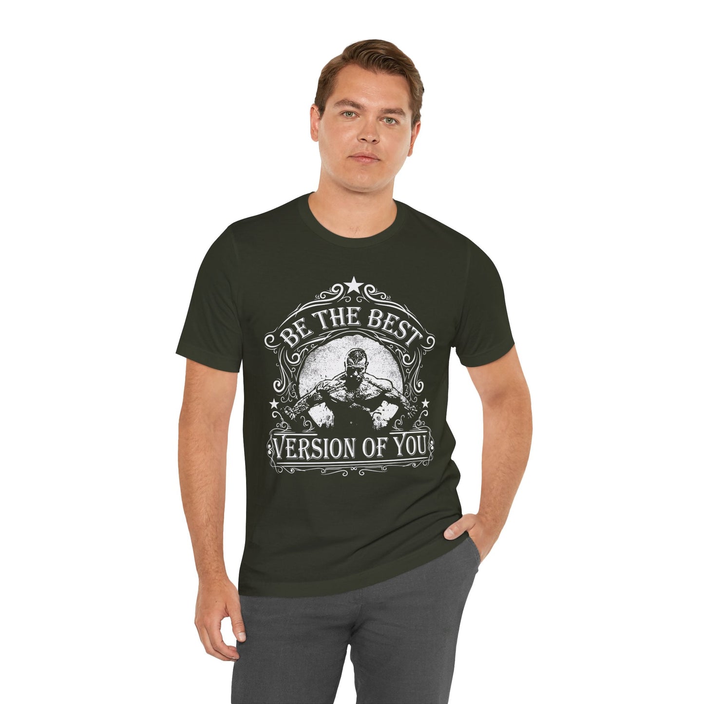 Be The Best Version Of You T-Shirt Motivational Fitness Tee